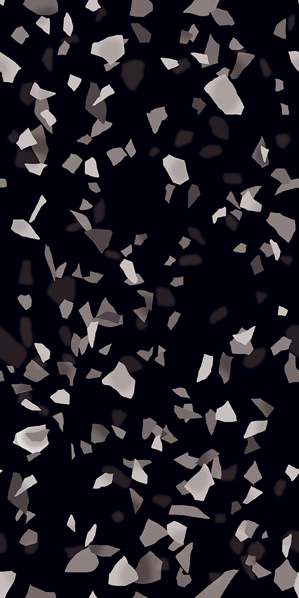 Super Highglossy Finish DESERT BLACK GVT 600x1200mm