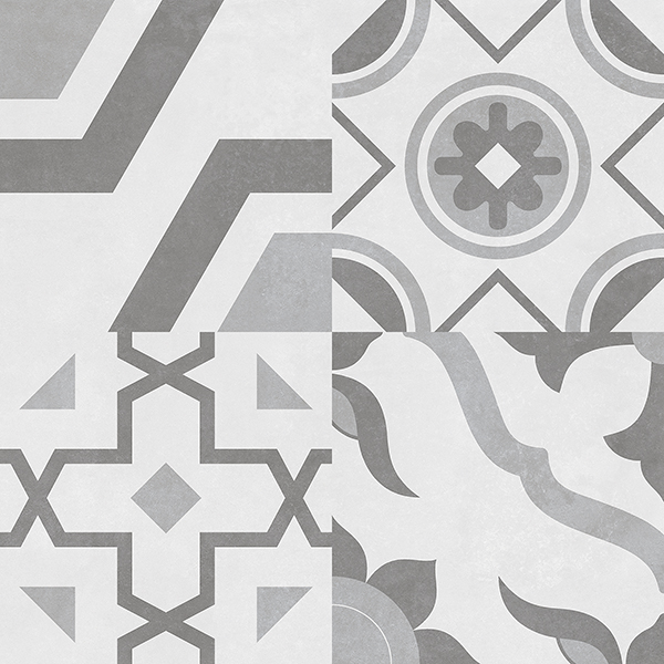 Matte Carving Finish MONOLITH ICE Porcelain 600x600mm