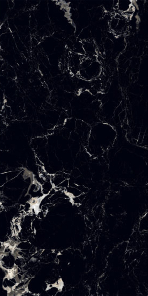 Super Highglossy Finish FLUID BLACK PGVT 600x1200mm