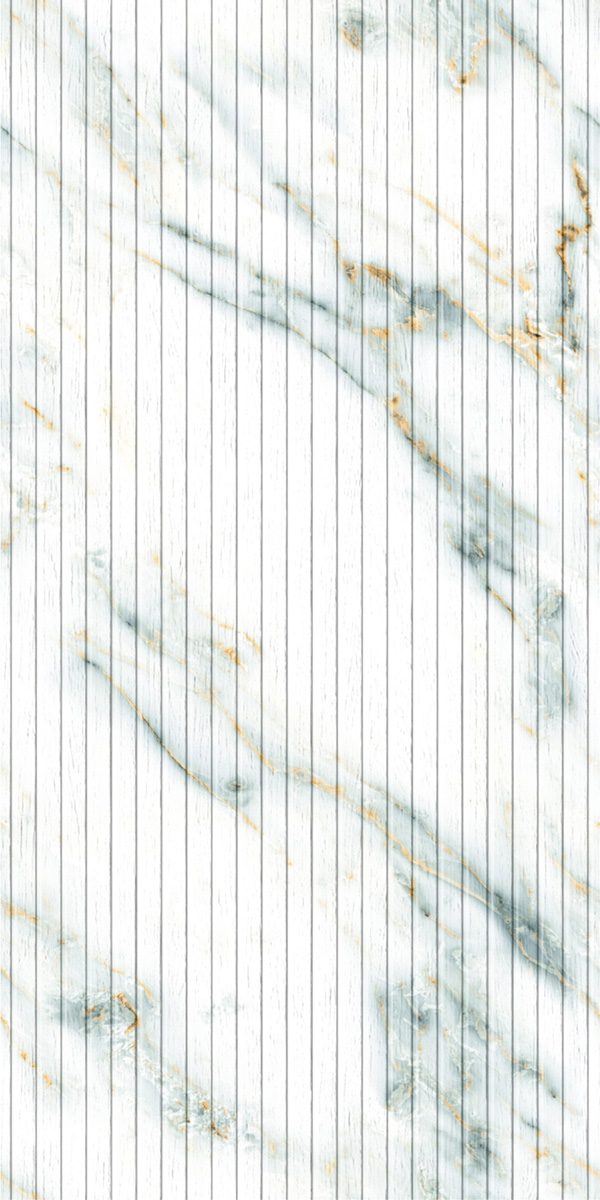 Matte Carving Finish LOUVERS OCEAN GREEN GVT 600x1200mm