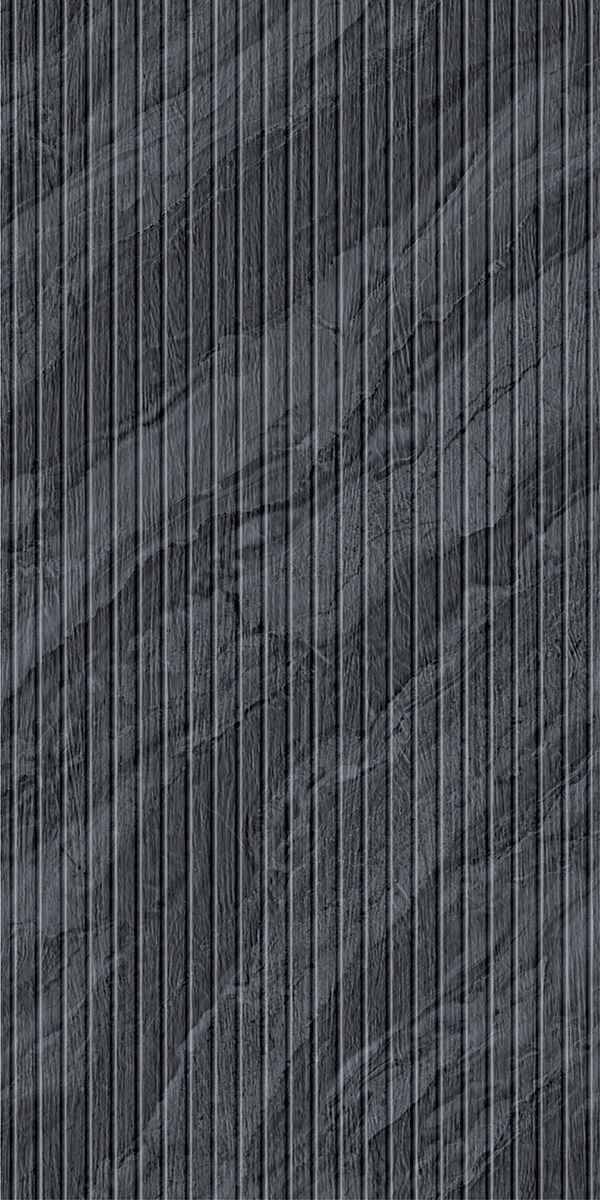 Matte Carving Finish LOUVERS RUST NERO GVT 600x1200mm