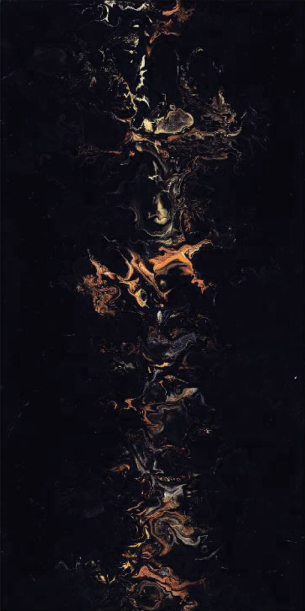 Super Highglossy Finish TUFF BLACK PGVT 600x1200mm