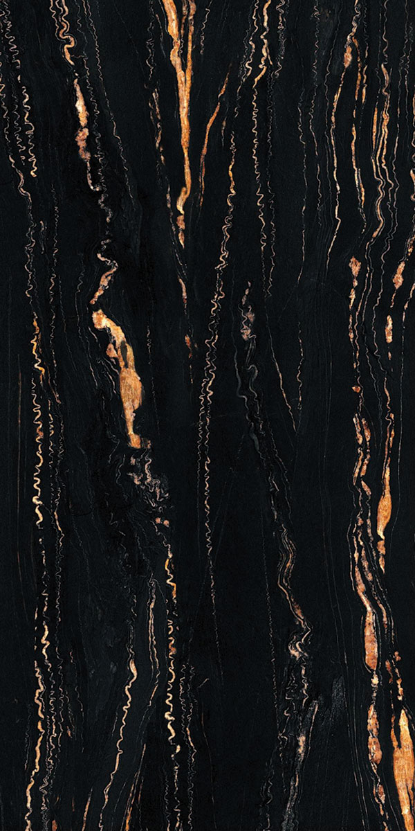 Super Highglossy Finish Tropic black PGVT 600x1200mm