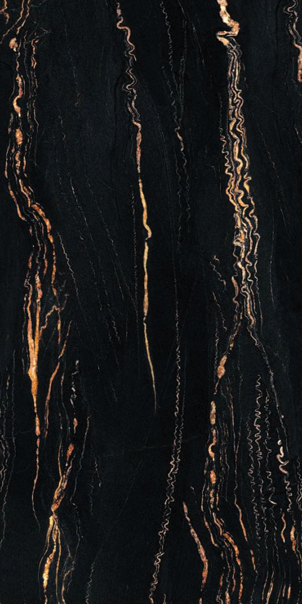 Super Highglossy Finish Tropic black PGVT 600x1200mm