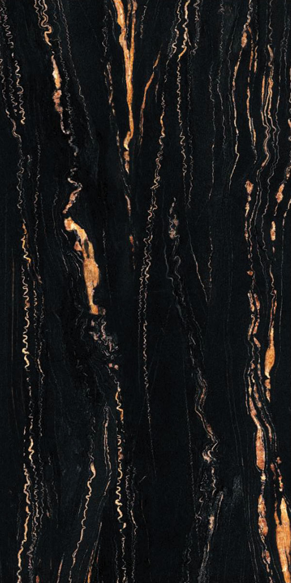 Super Highglossy Finish Tropic black PGVT 600x1200mm