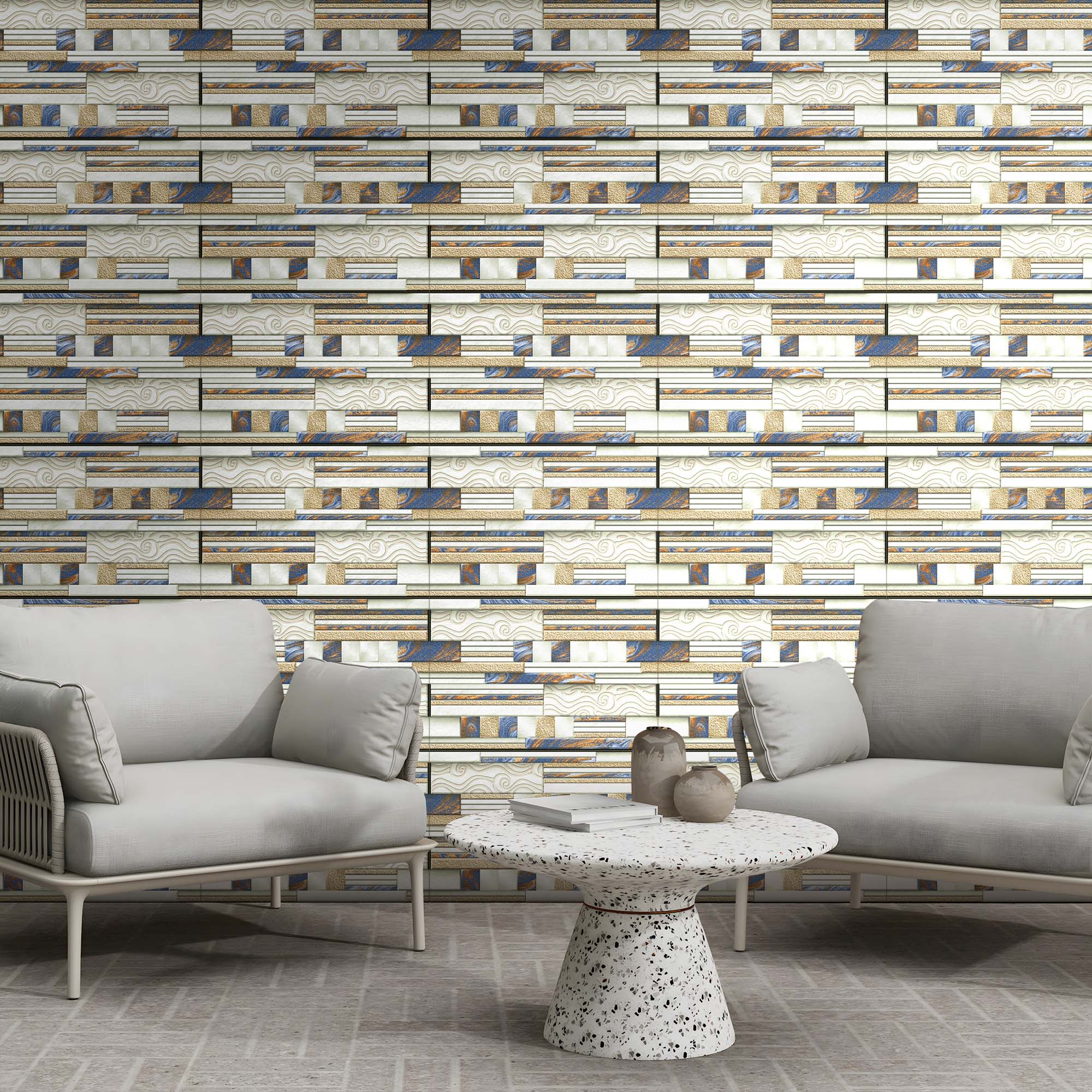 Living Room Tiles Mockup, Living Room Tiles Preview