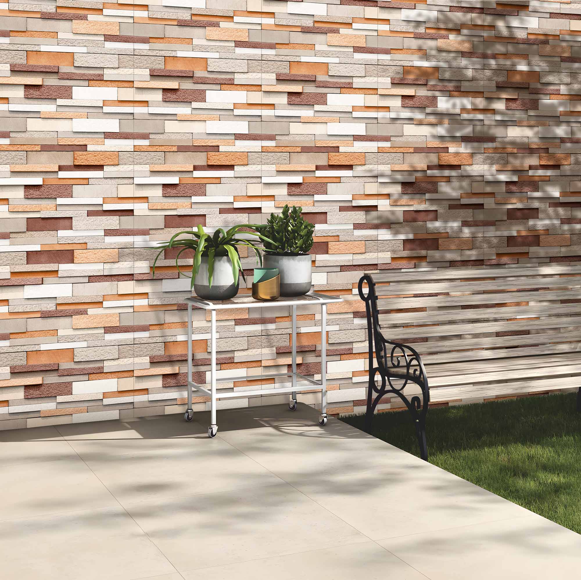 Outdoor Tiles Mockup, Outdoor Tiles Preview