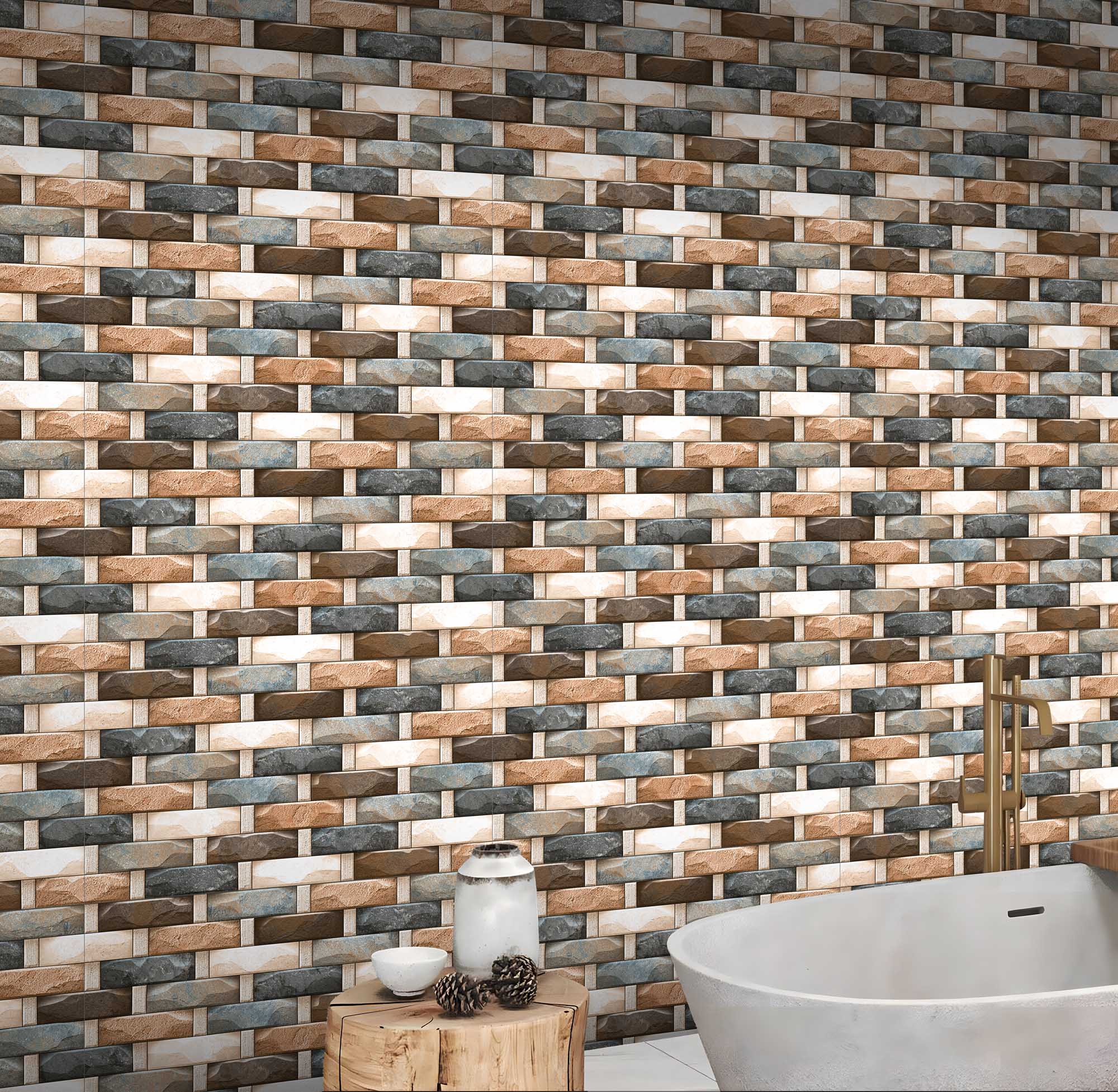 Bathroom Tiles Mockup, Bathroom Tiles Preview