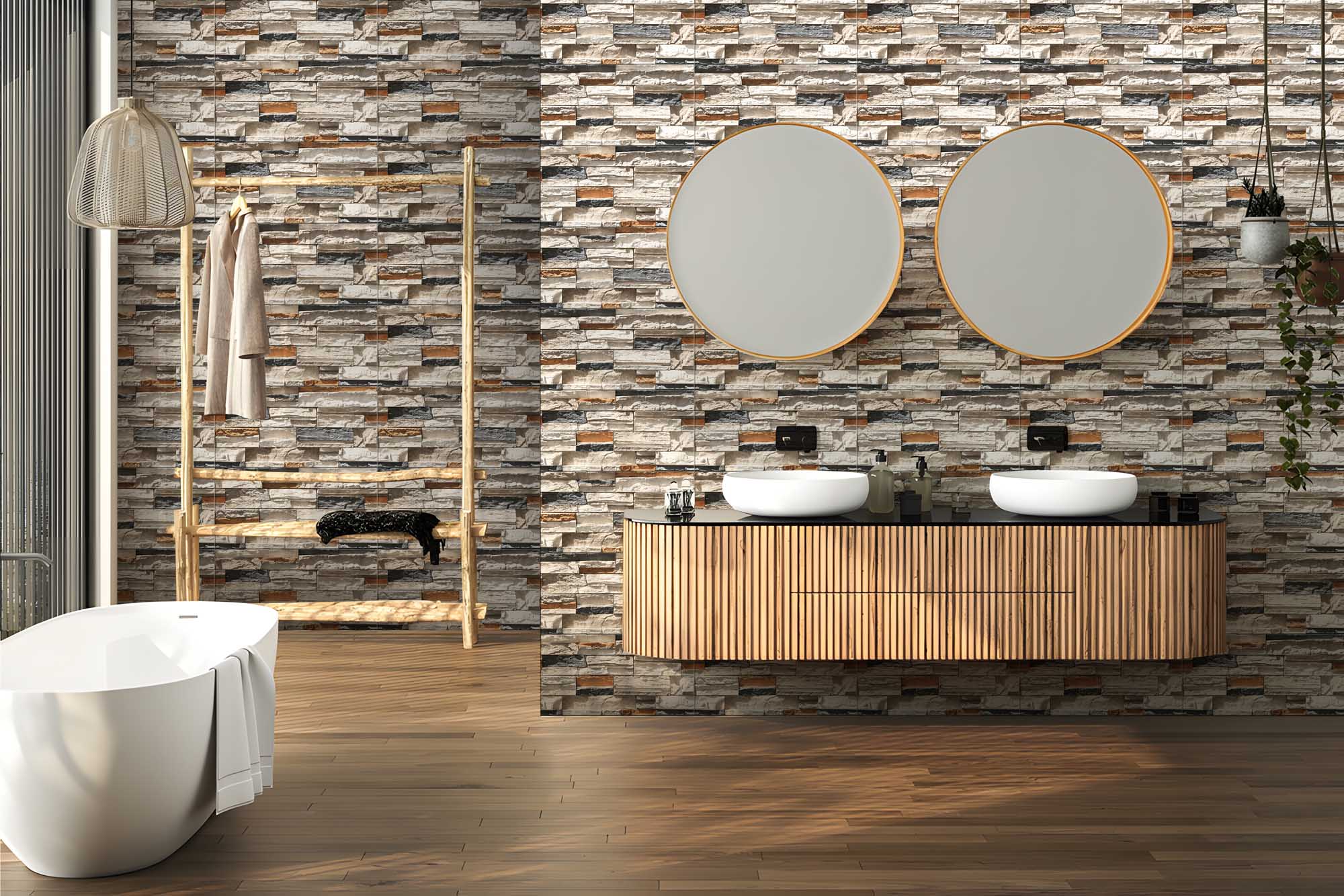 Bathroom Tiles Mockup, Bathroom Tiles Preview