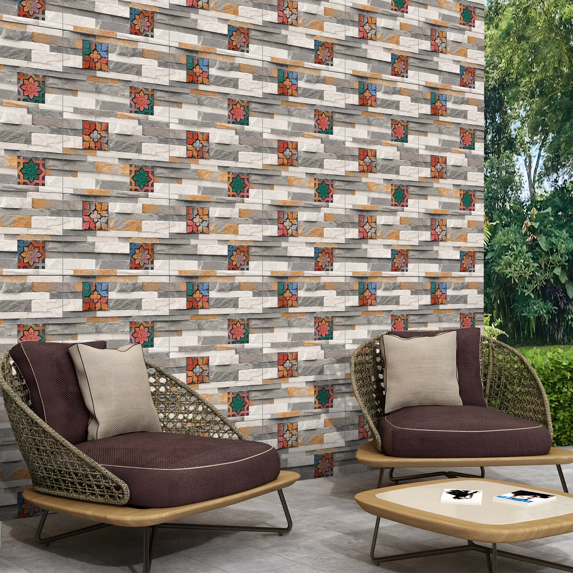 Patio Tiles Mockup, Patio Tiles Preview