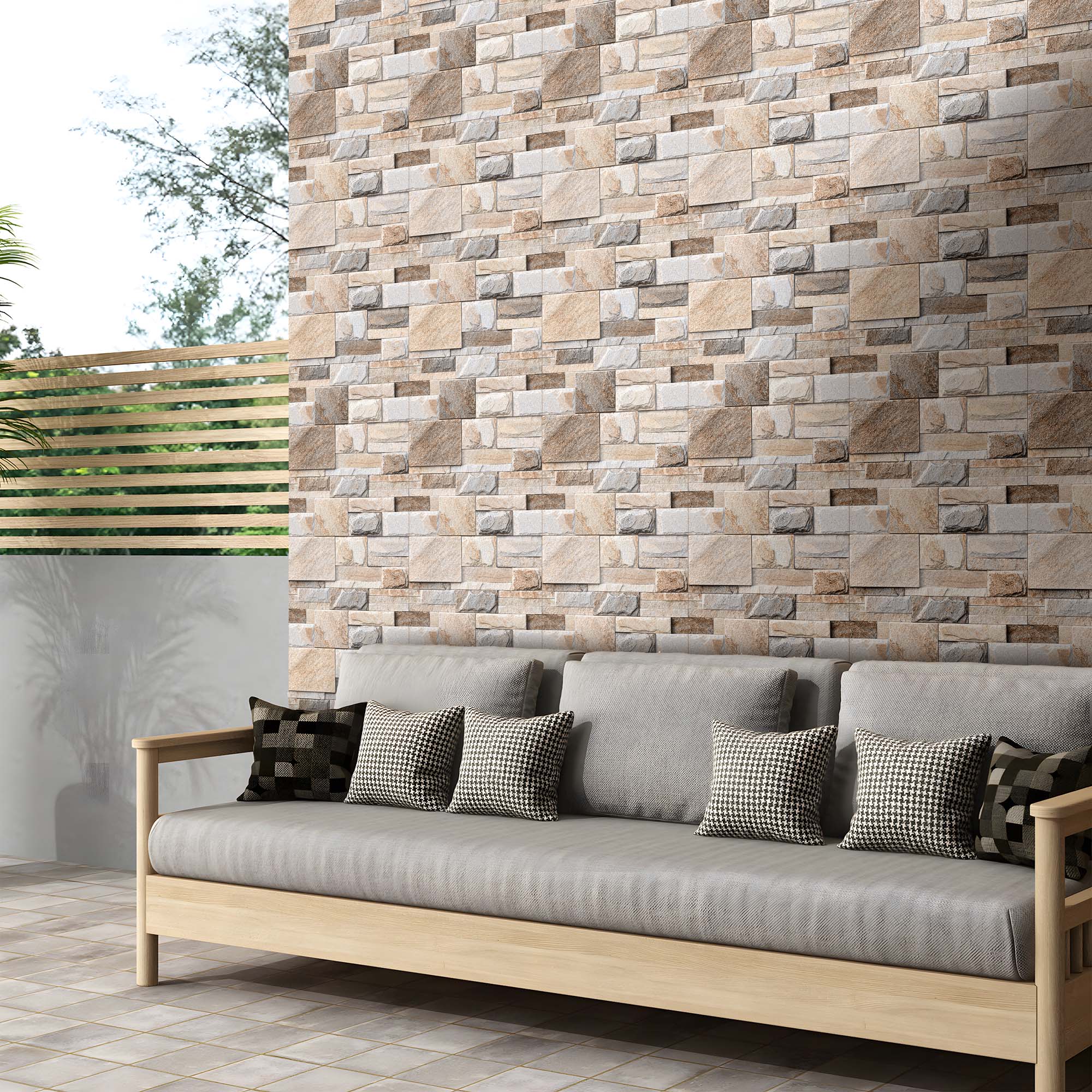 Patio Tiles Mockup, Patio Tiles Preview