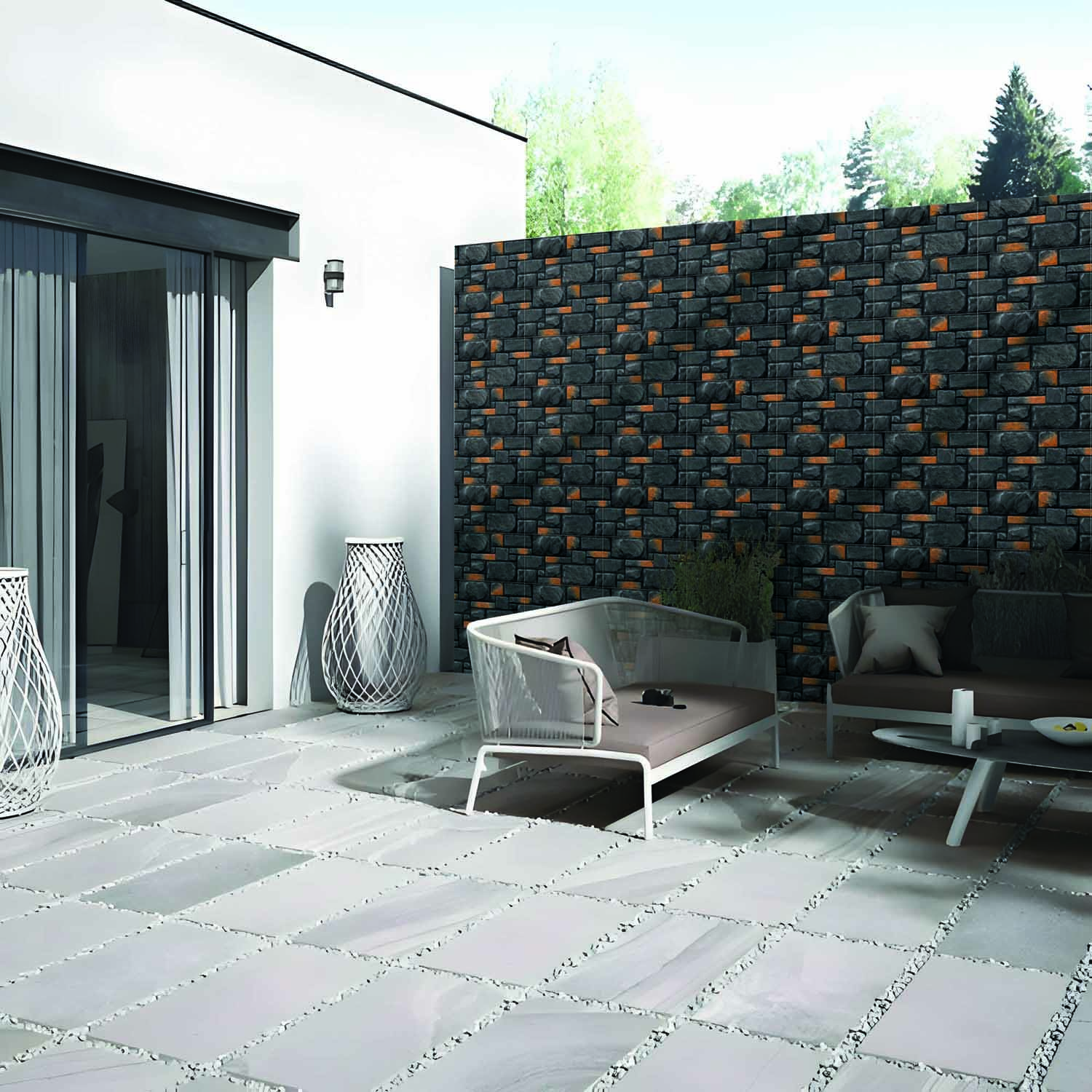 Outdoor Tiles Mockup, Outdoor Tiles Preview