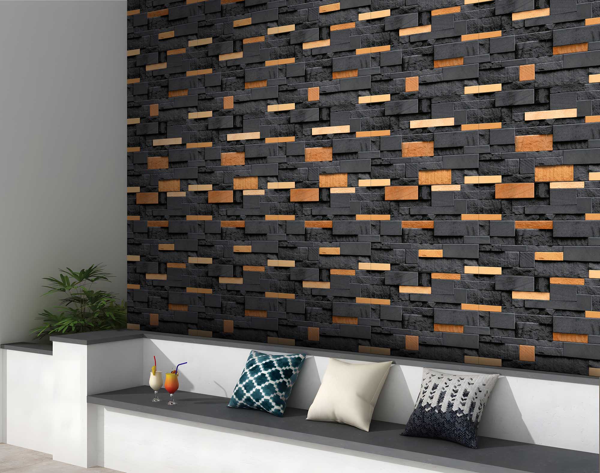 Outdoor Tiles Mockup, Outdoor Tiles Preview