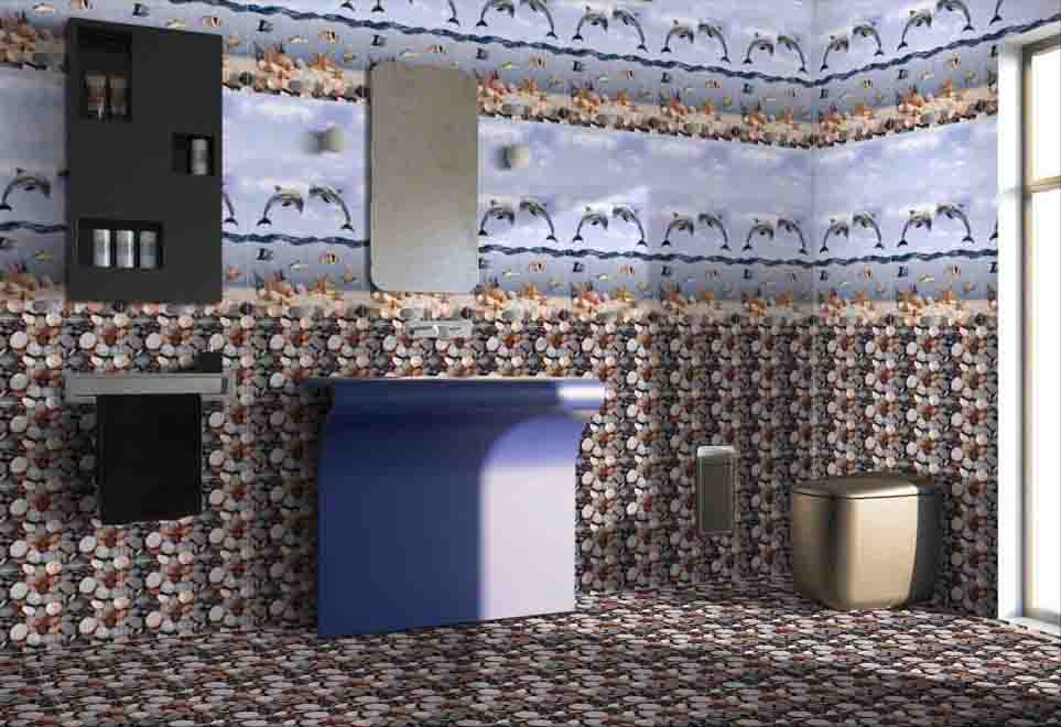 Bathroom Tiles Mockup, Bathroom Tiles Preview