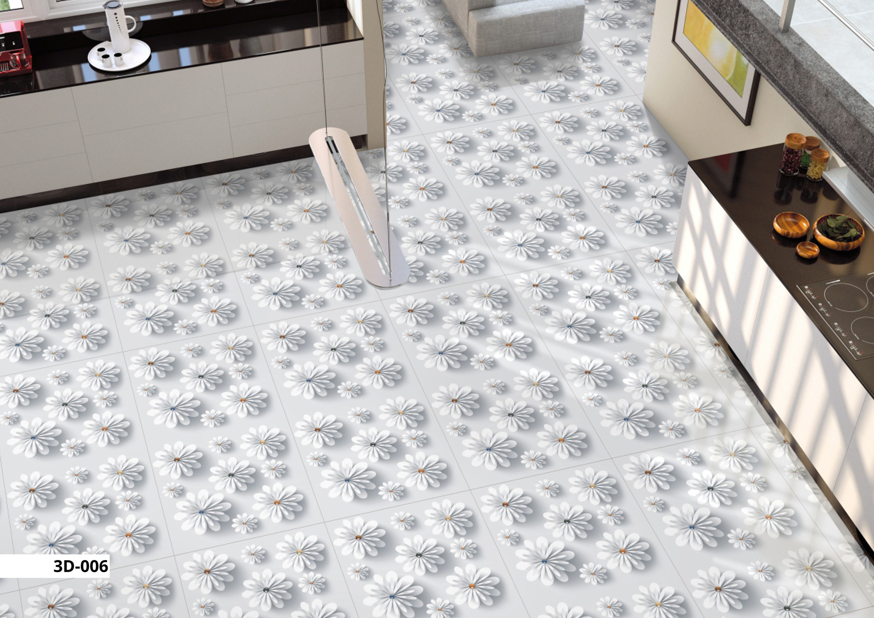 Kitchen Tiles Mockup, Kitchen Tiles Preview