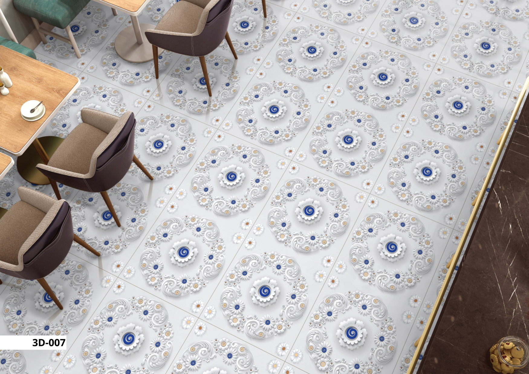 Kitchen Tiles Mockup, Kitchen Tiles Preview