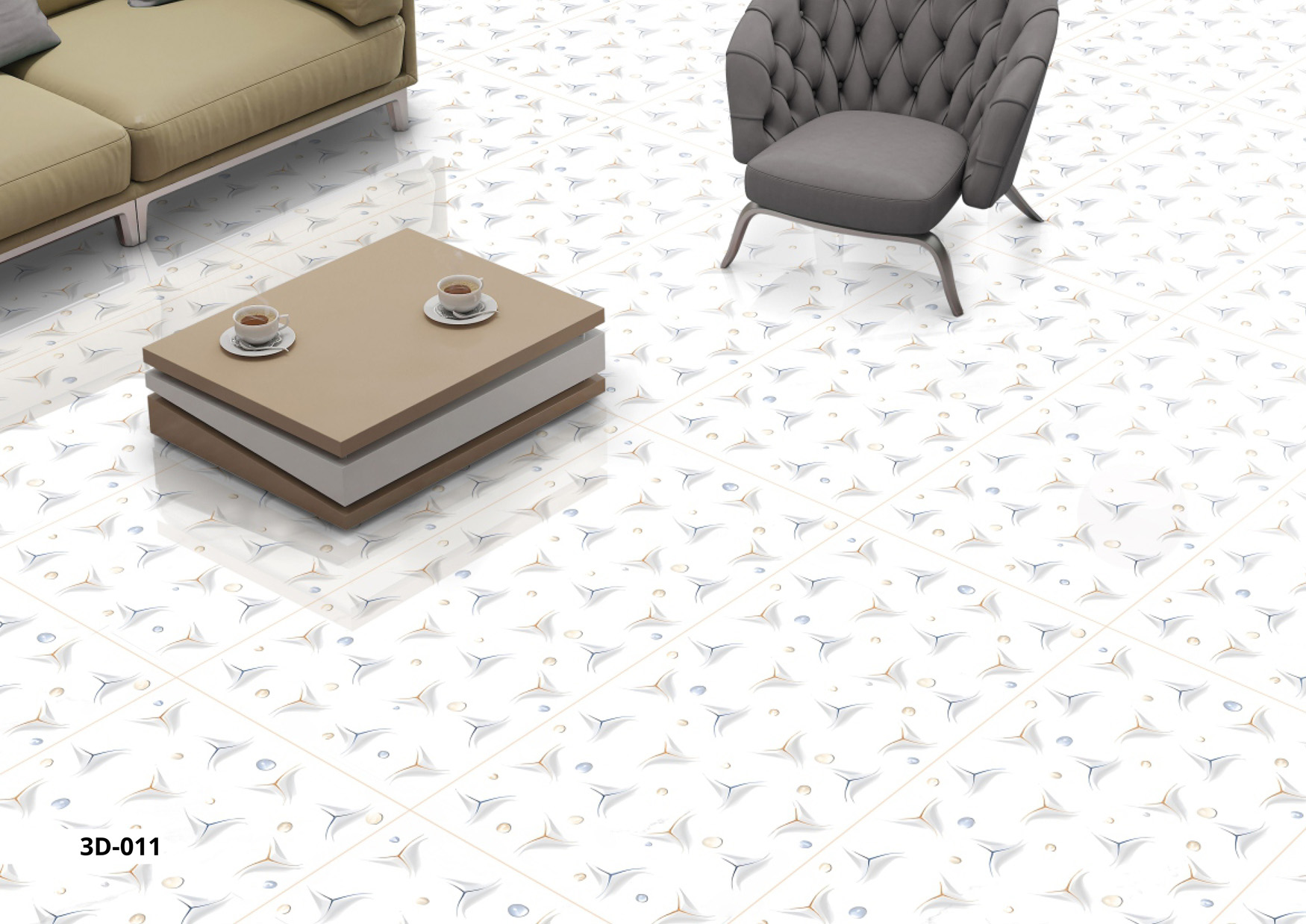 Living Room Tiles Mockup, Living Room Tiles Preview