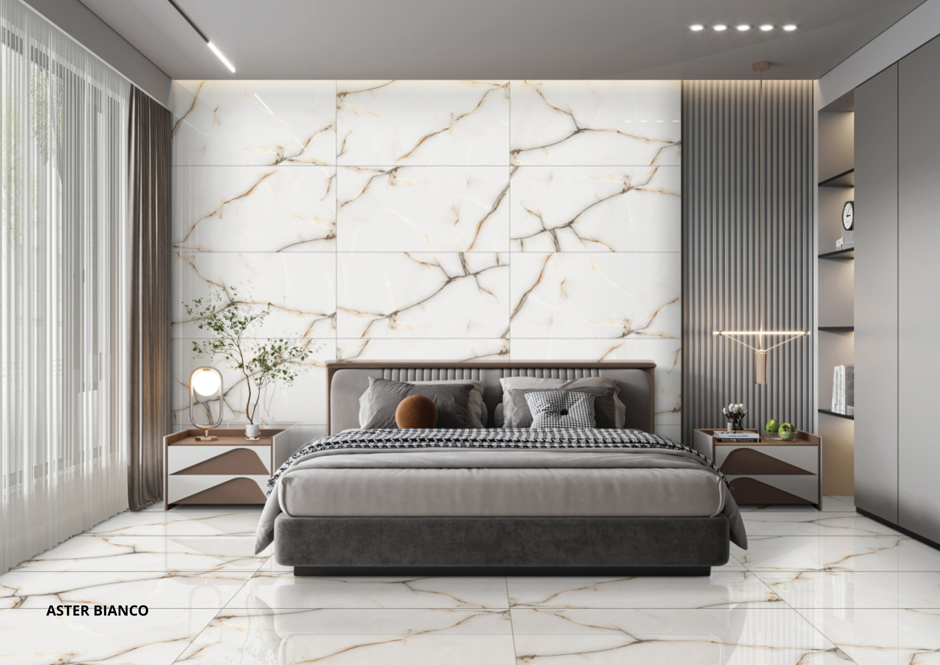 Bedroom Tiles Mockup, Bedroom Tiles Preview