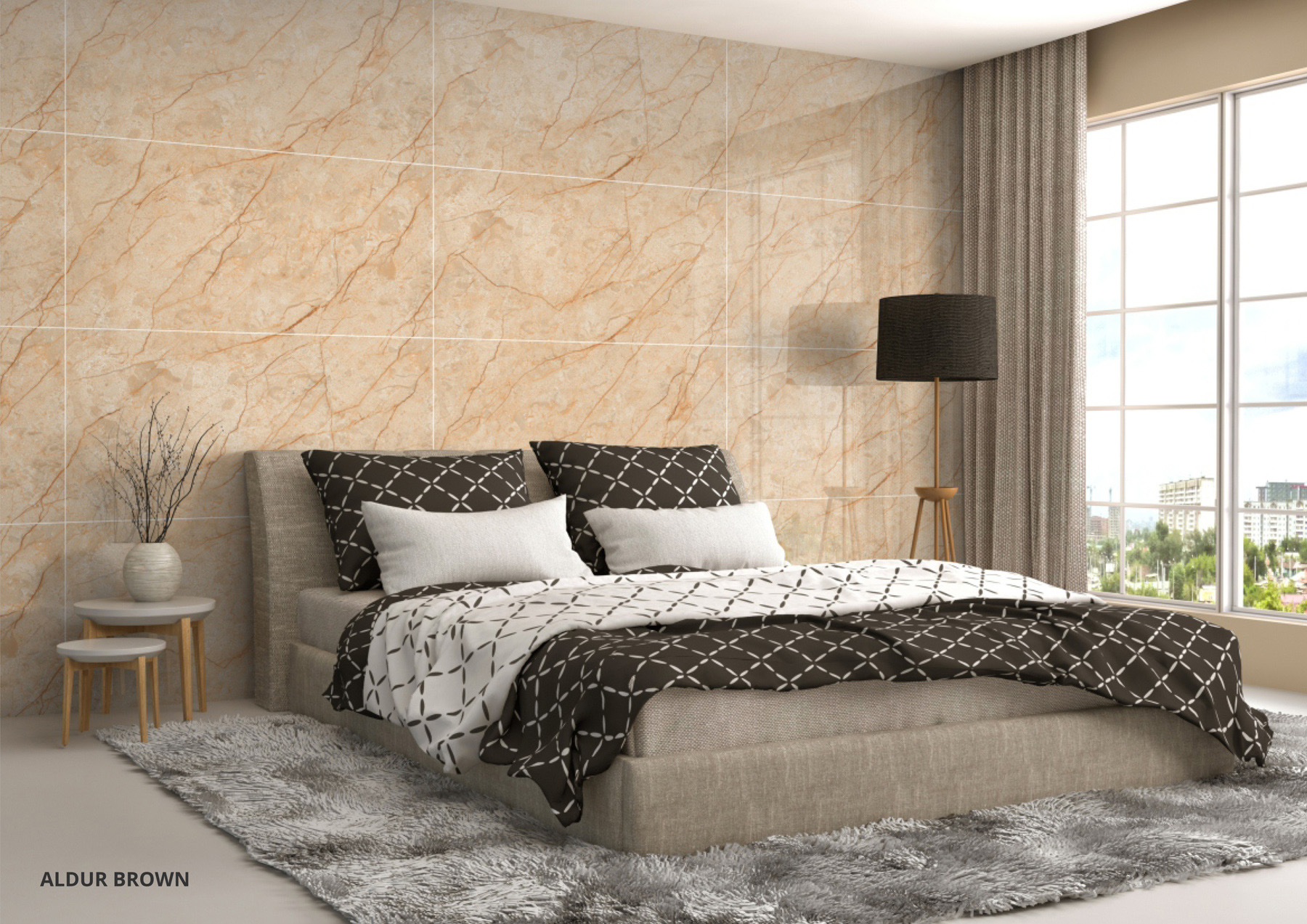 Bedroom Tiles Mockup, Bedroom Tiles Preview