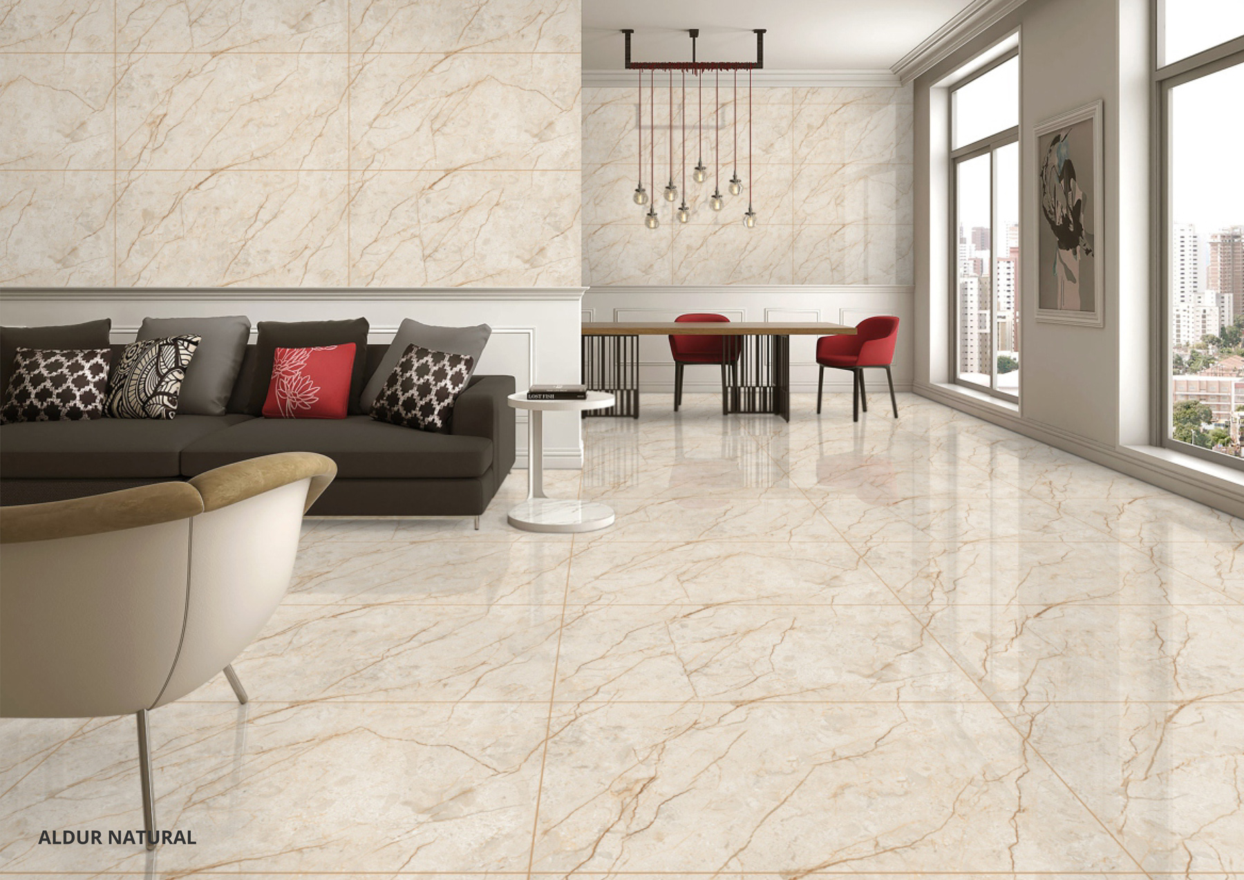 Living Room Tiles Mockup, Living Room Tiles Preview