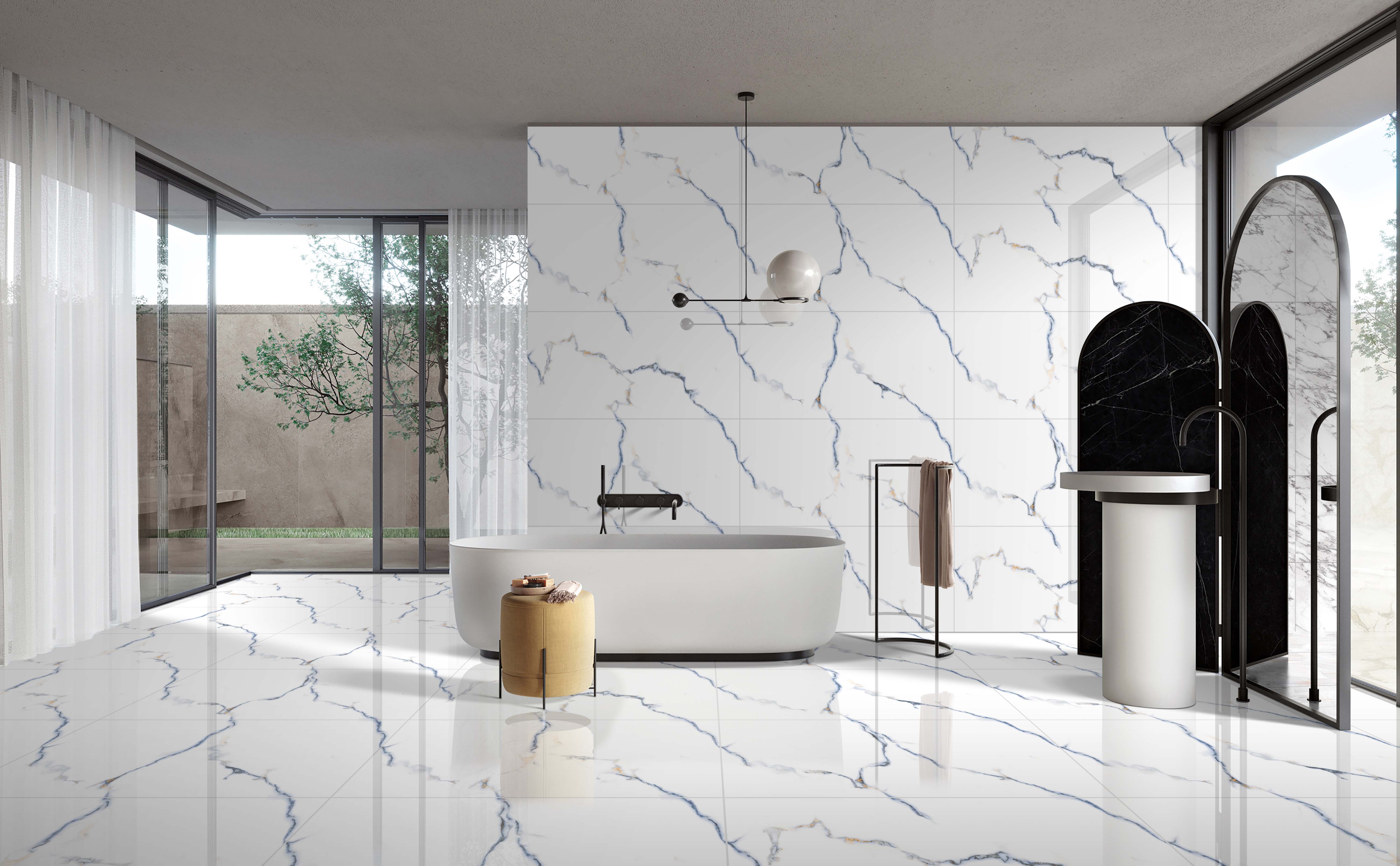 Bathroom Tiles Mockup, Bathroom Tiles Preview