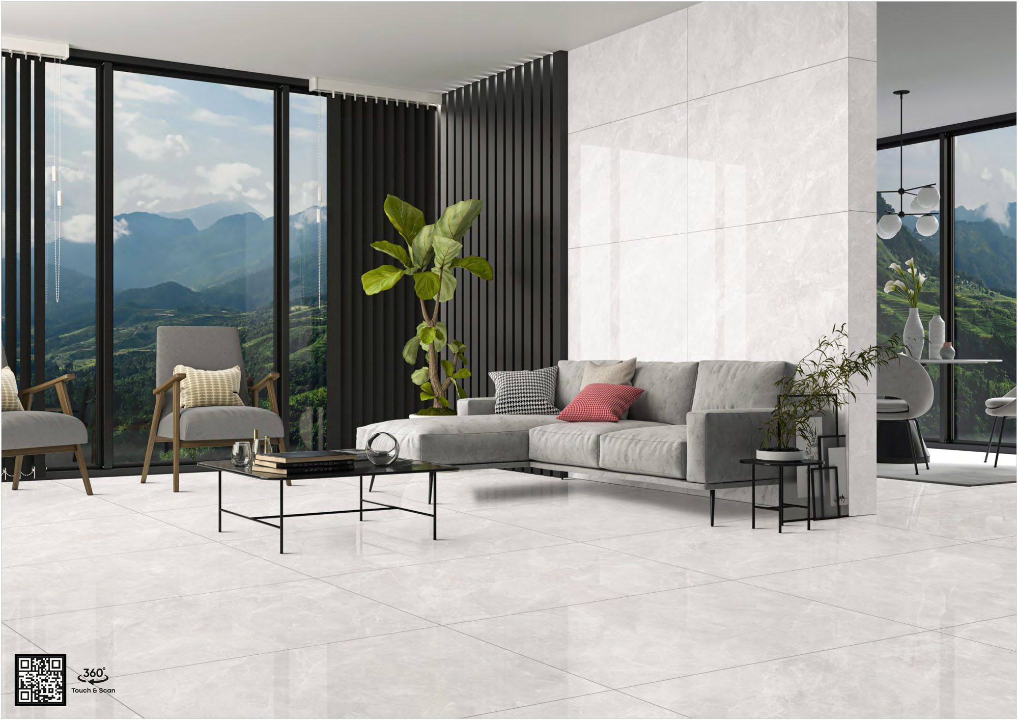 Living Room Tiles Mockup, Living Room Tiles Preview