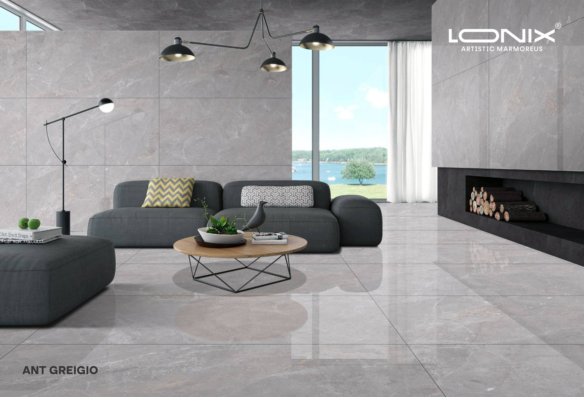 Living Room Tiles Mockup, Living Room Tiles Preview