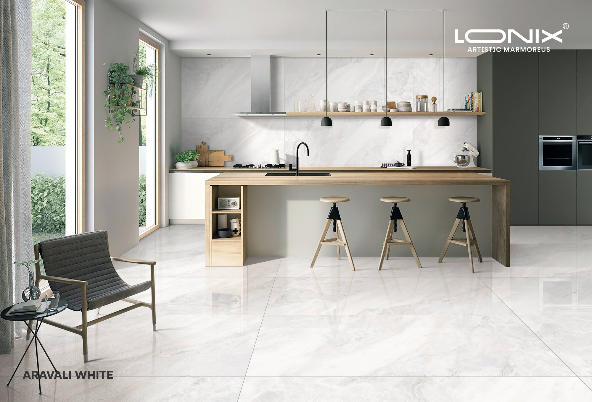Kitchen Tiles Mockup, Kitchen Tiles Preview
