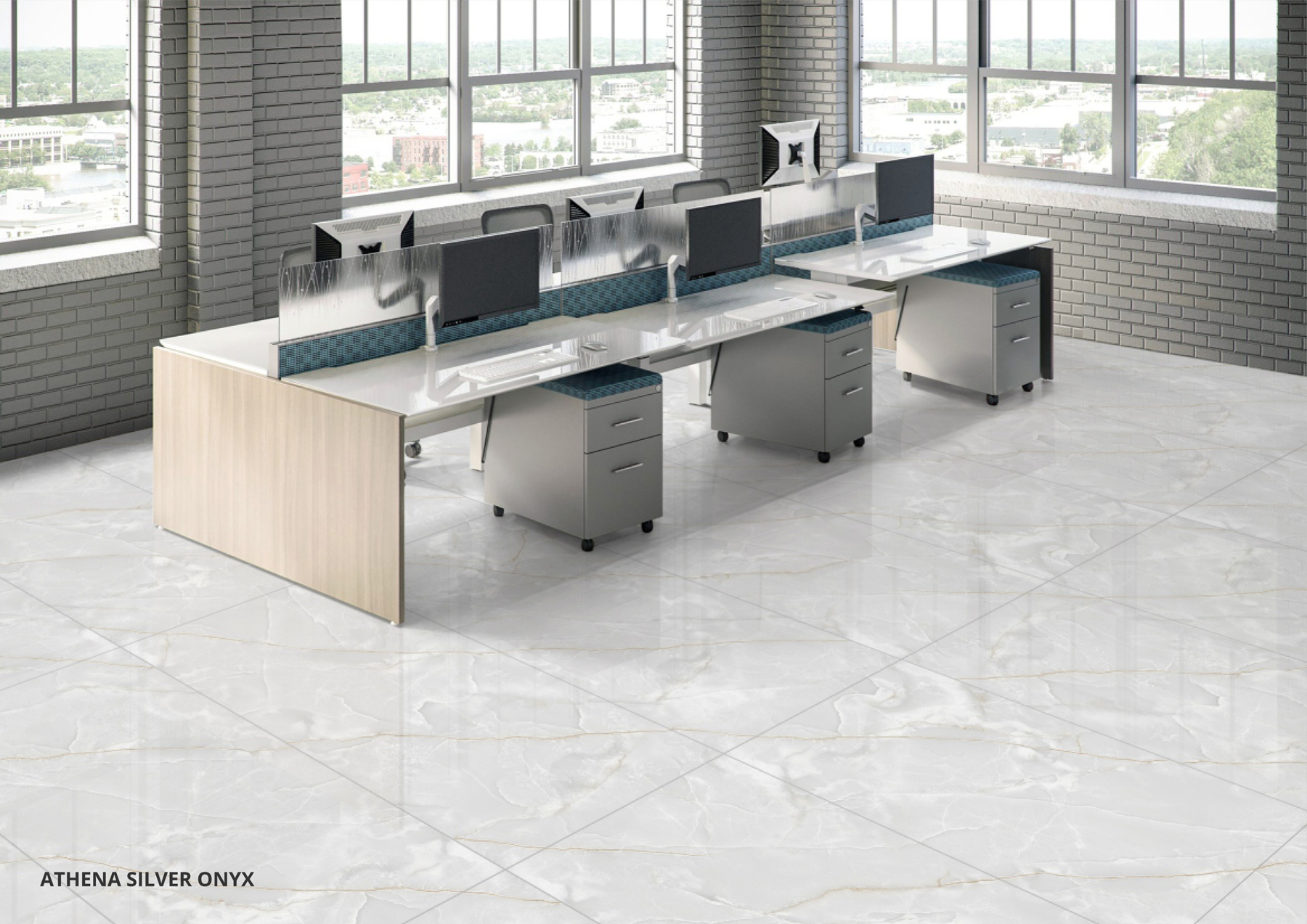Office Tiles Mockup, Office Tiles Preview