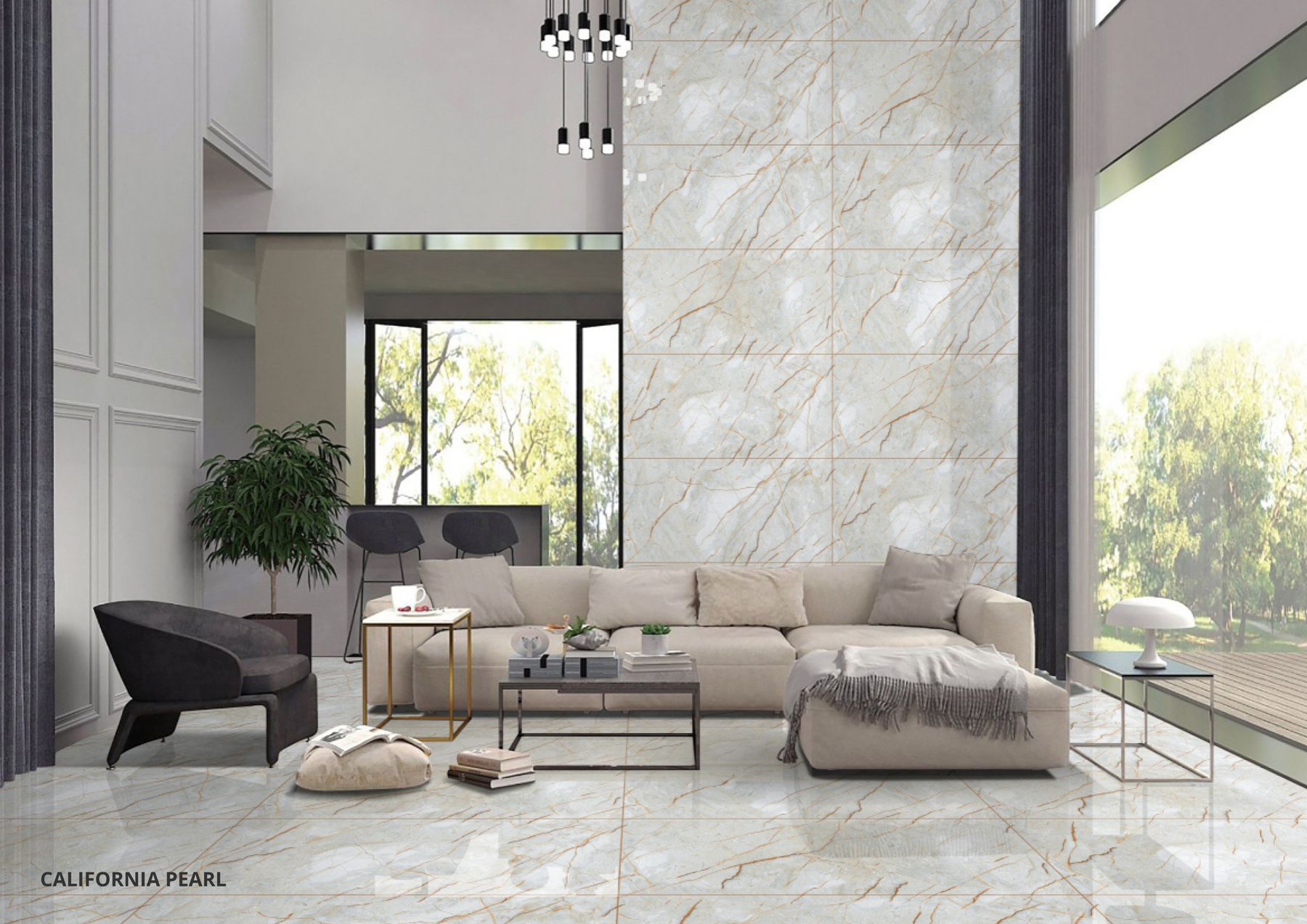 Living Room Tiles Mockup, Living Room Tiles Preview