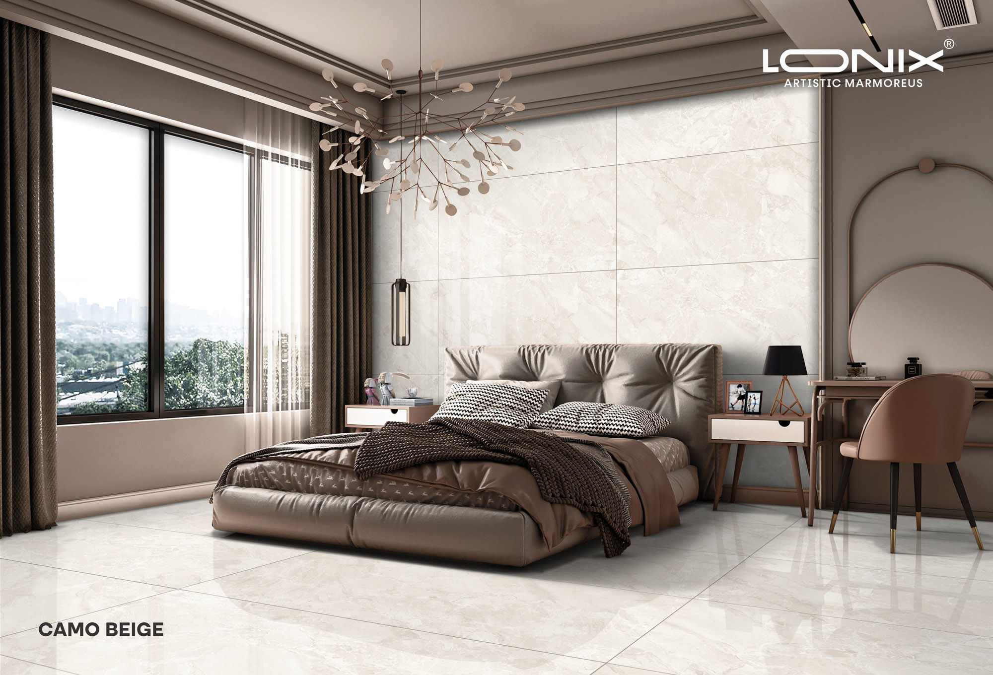 Bedroom Tiles Mockup, Bedroom Tiles Preview