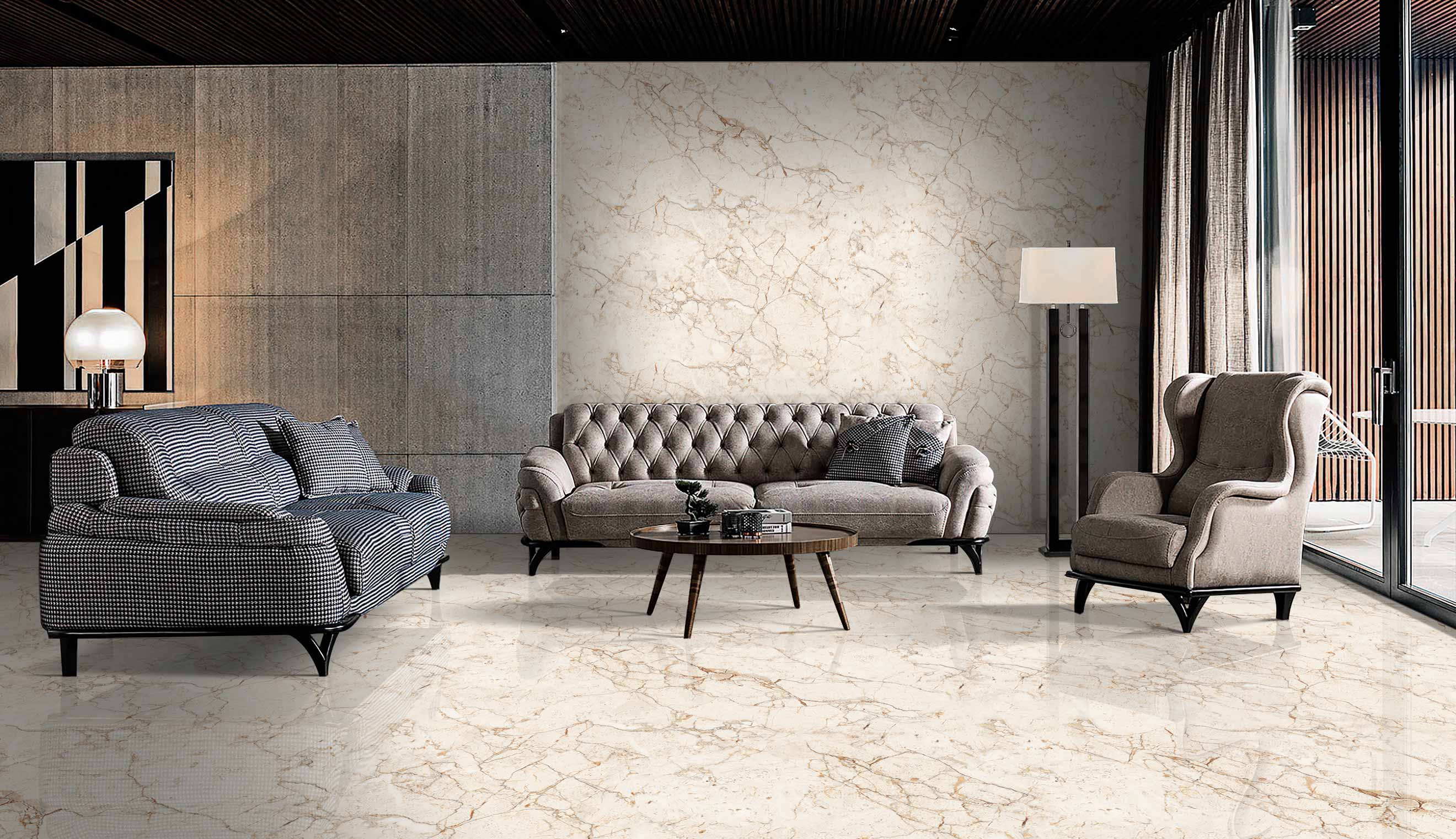 Living Room Tiles Mockup, Living Room Tiles Preview