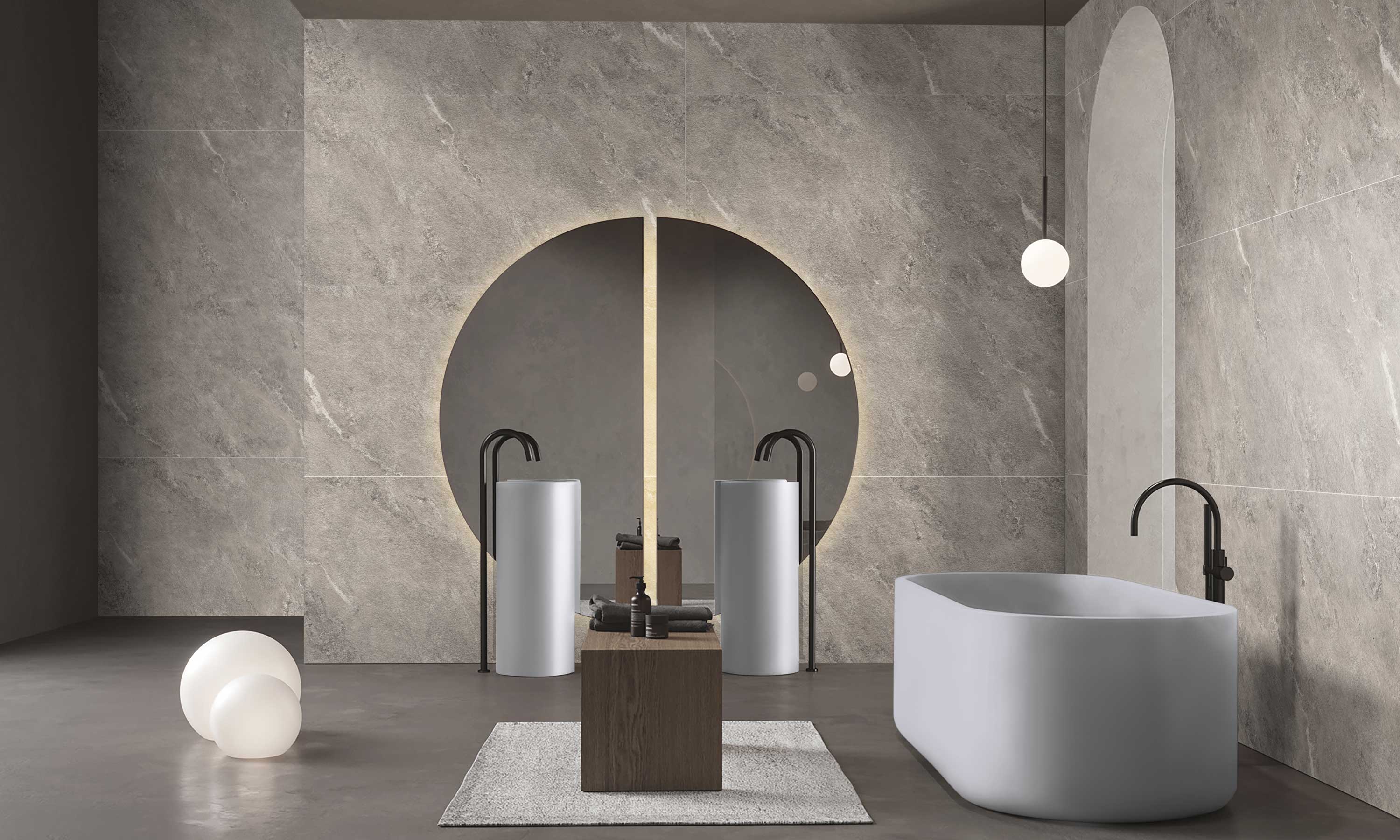 Bathroom Tiles Mockup, Bathroom Tiles Preview
