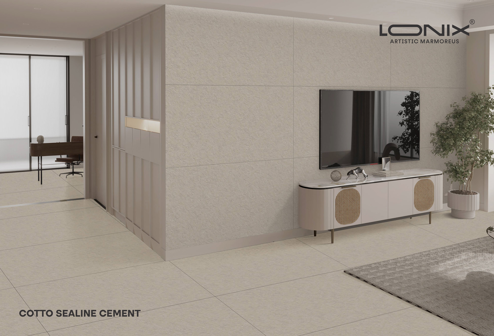 Living Room Tiles Mockup, Living Room Tiles Preview