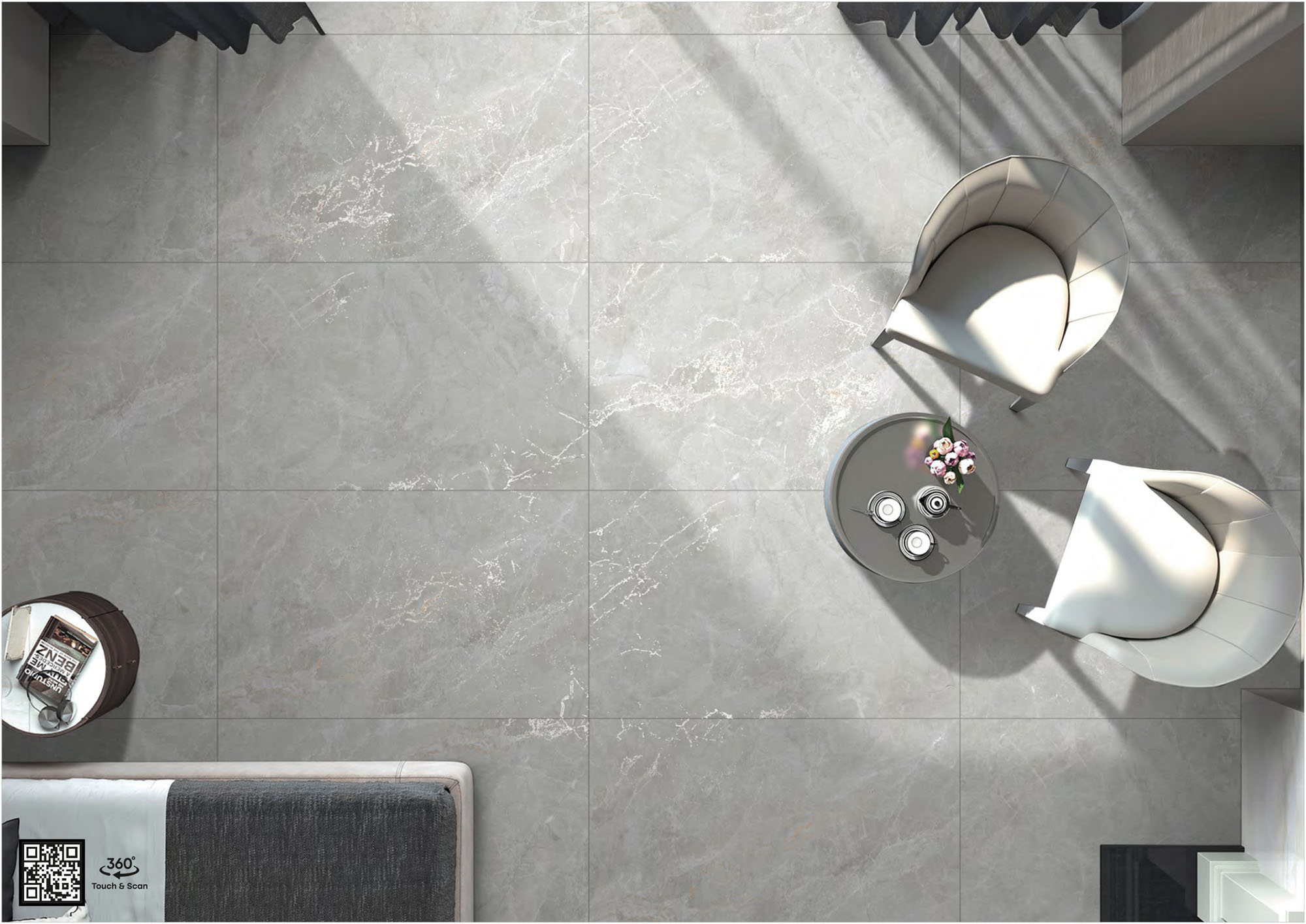 Bedroom Tiles Mockup, Bedroom Tiles Preview