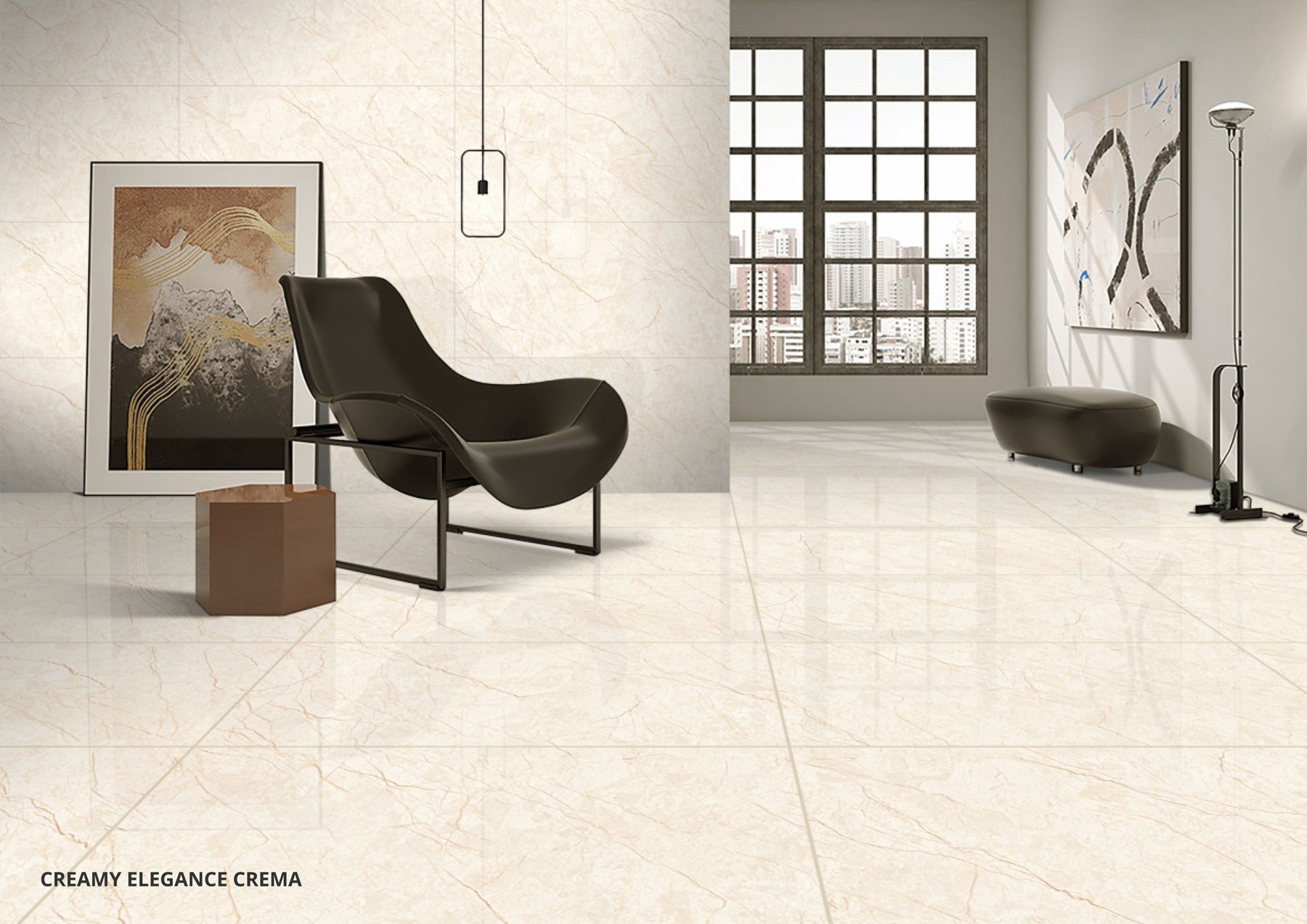 Living Room Tiles Mockup, Living Room Tiles Preview