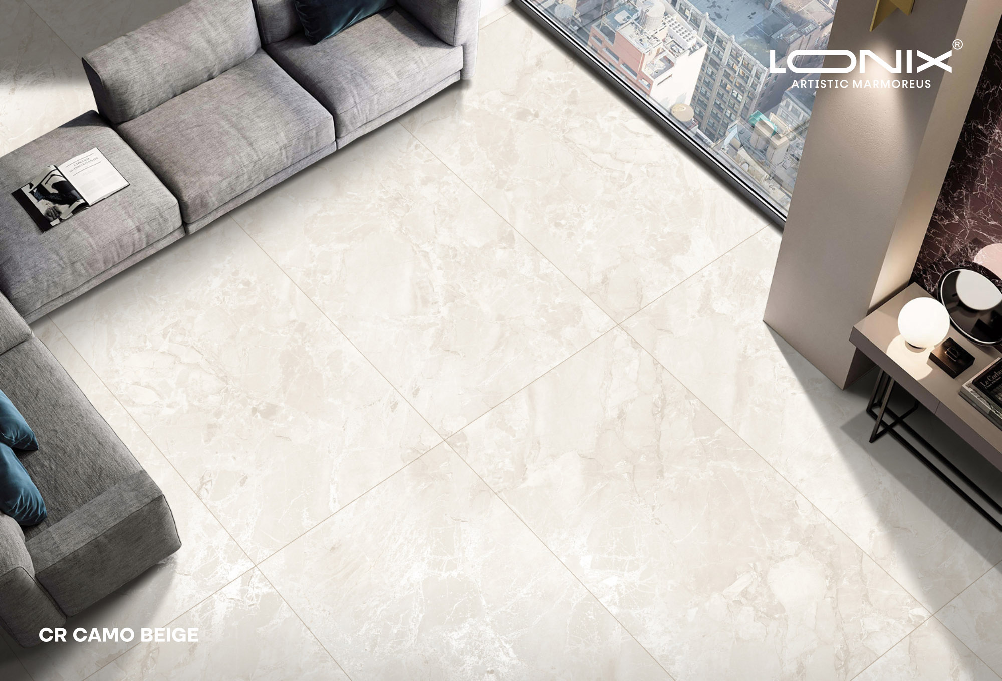 Living Room Tiles Mockup, Living Room Tiles Preview