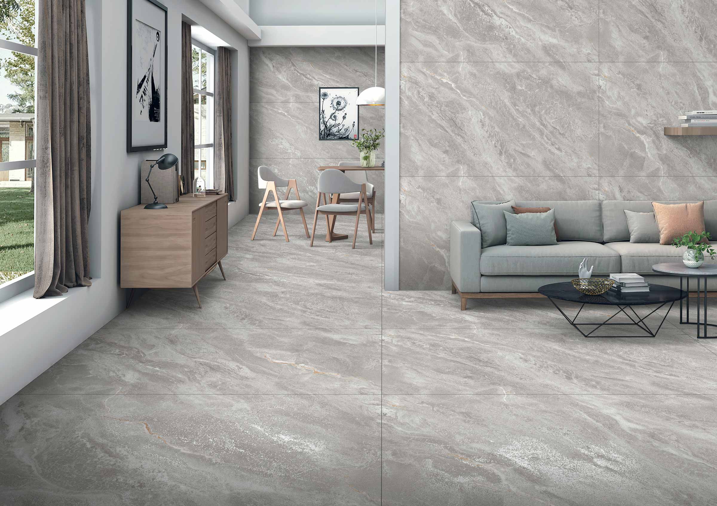 Living Room Tiles Mockup, Living Room Tiles Preview