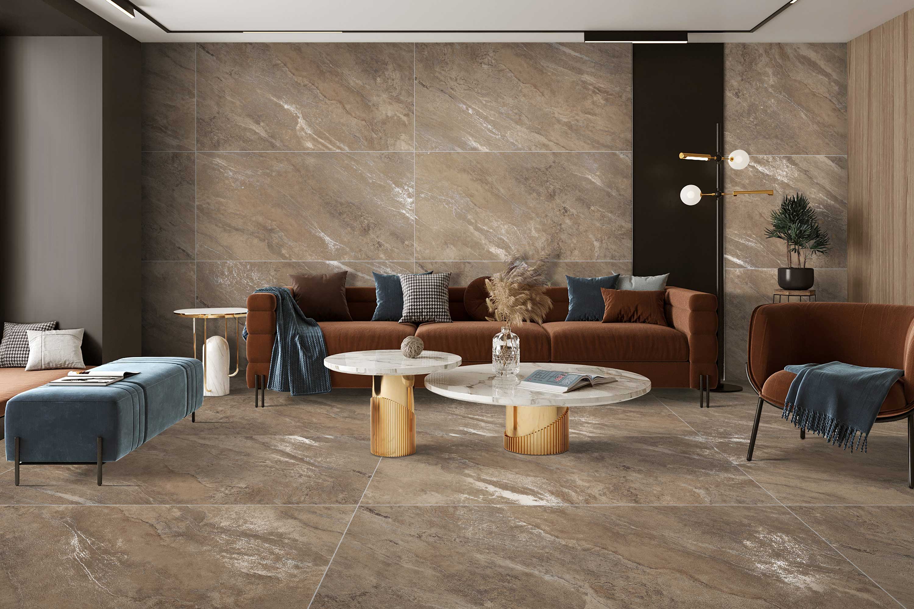 Living Room Tiles Mockup, Living Room Tiles Preview