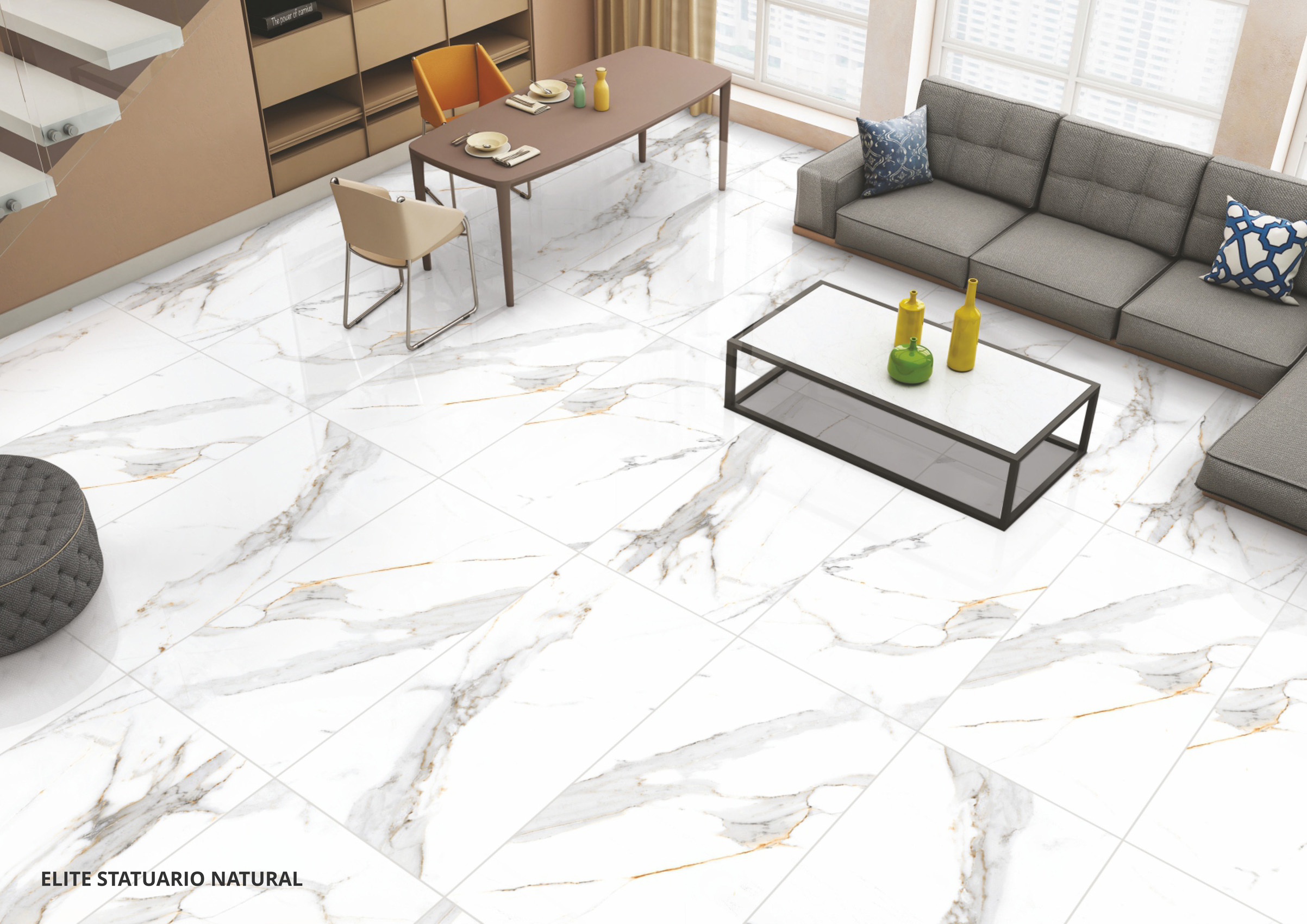 Living Room Tiles Mockup, Living Room Tiles Preview