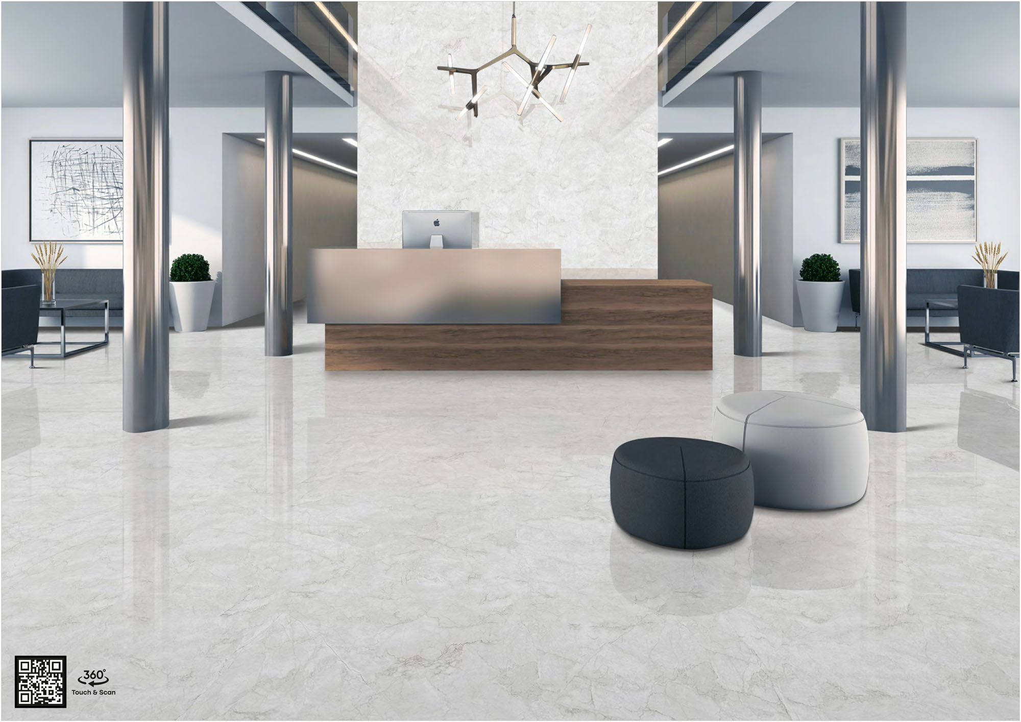 Reception Tiles Mockup, Reception Tiles Preview