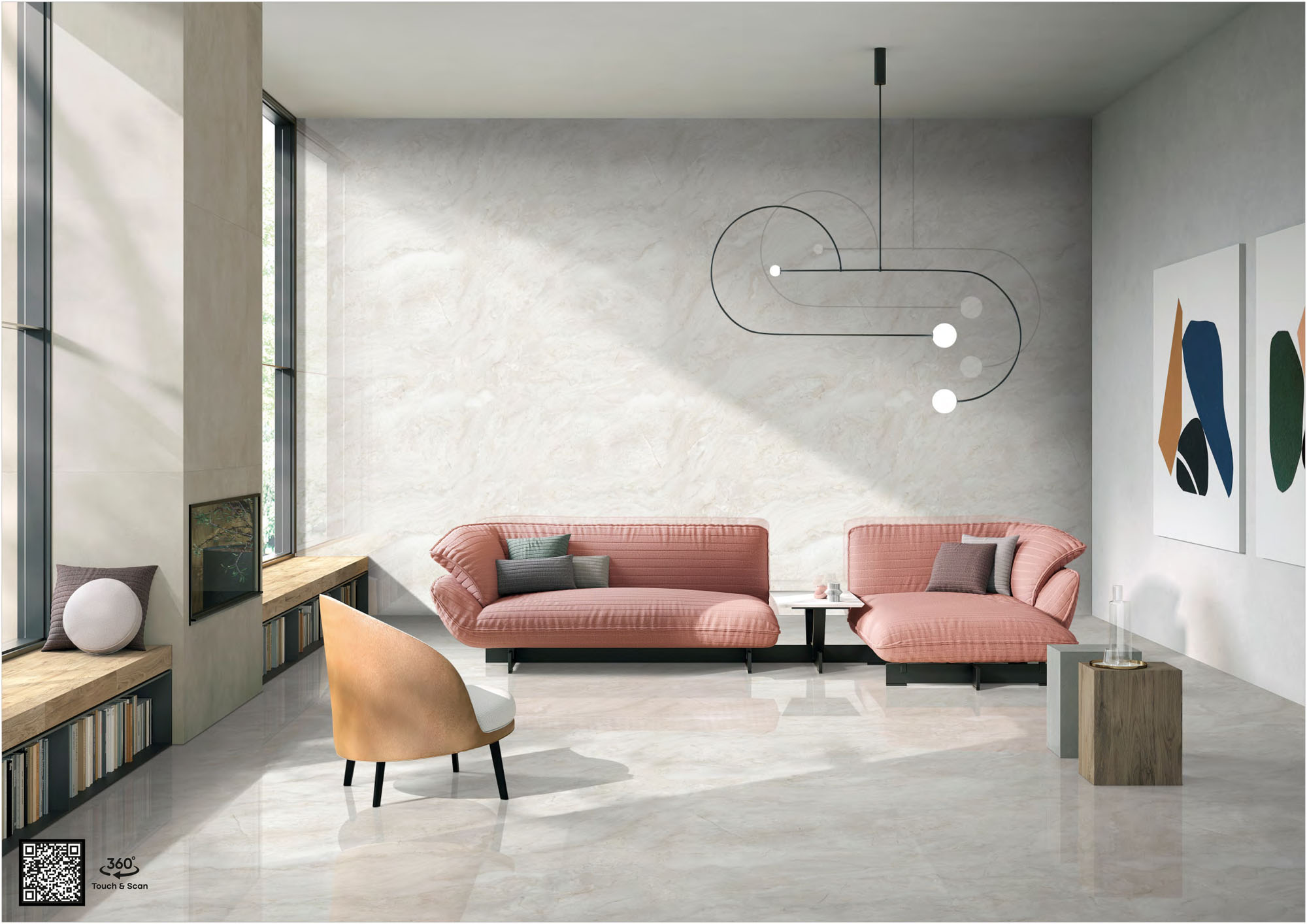 Living Room Tiles Mockup, Living Room Tiles Preview