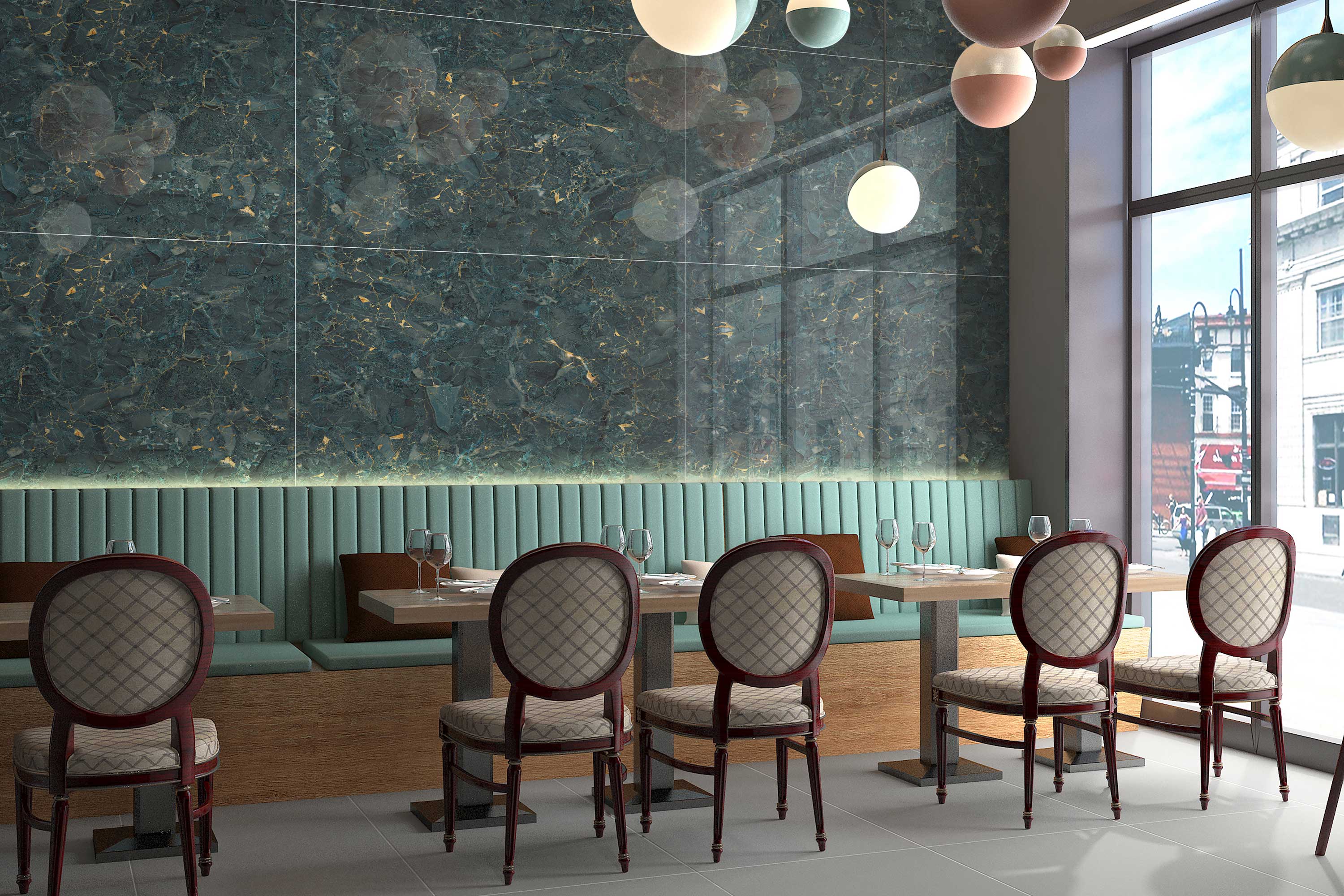 Kitchen Tiles Mockup, Kitchen Tiles Preview