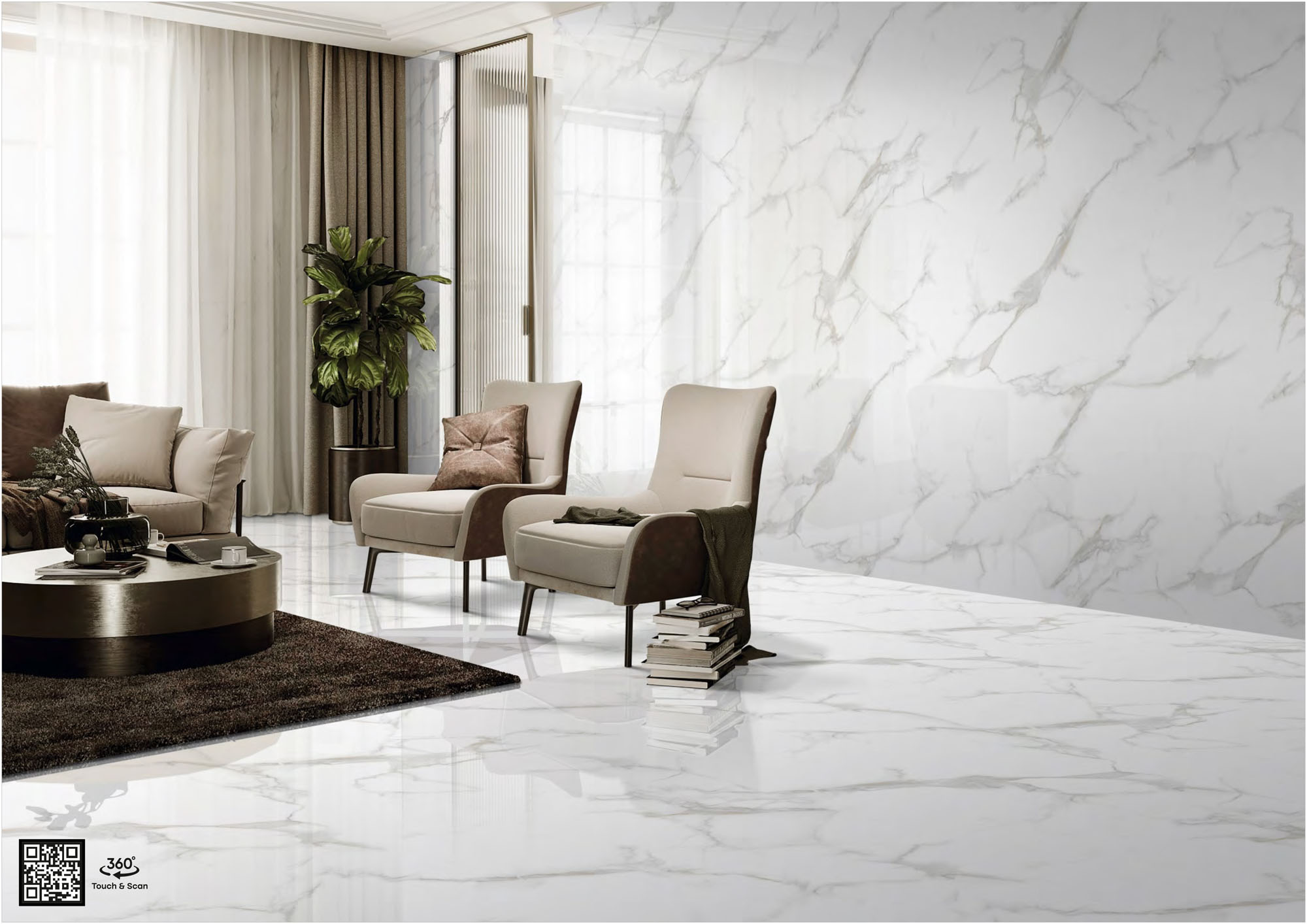 Living Room Tiles Mockup, Living Room Tiles Preview