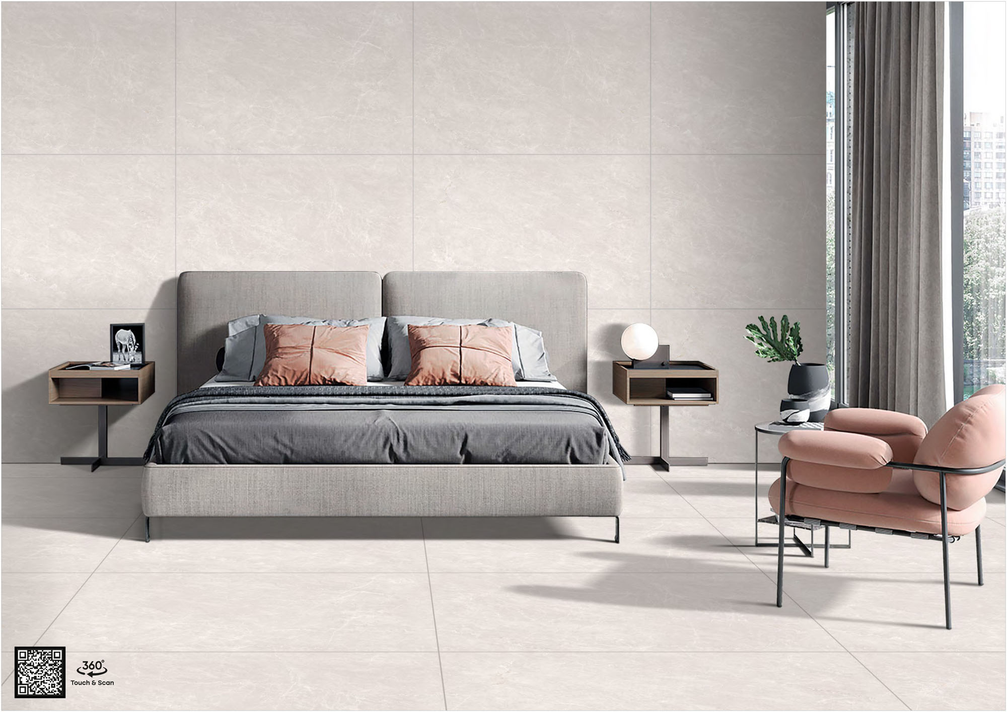 Bedroom Tiles Mockup, Bedroom Tiles Preview