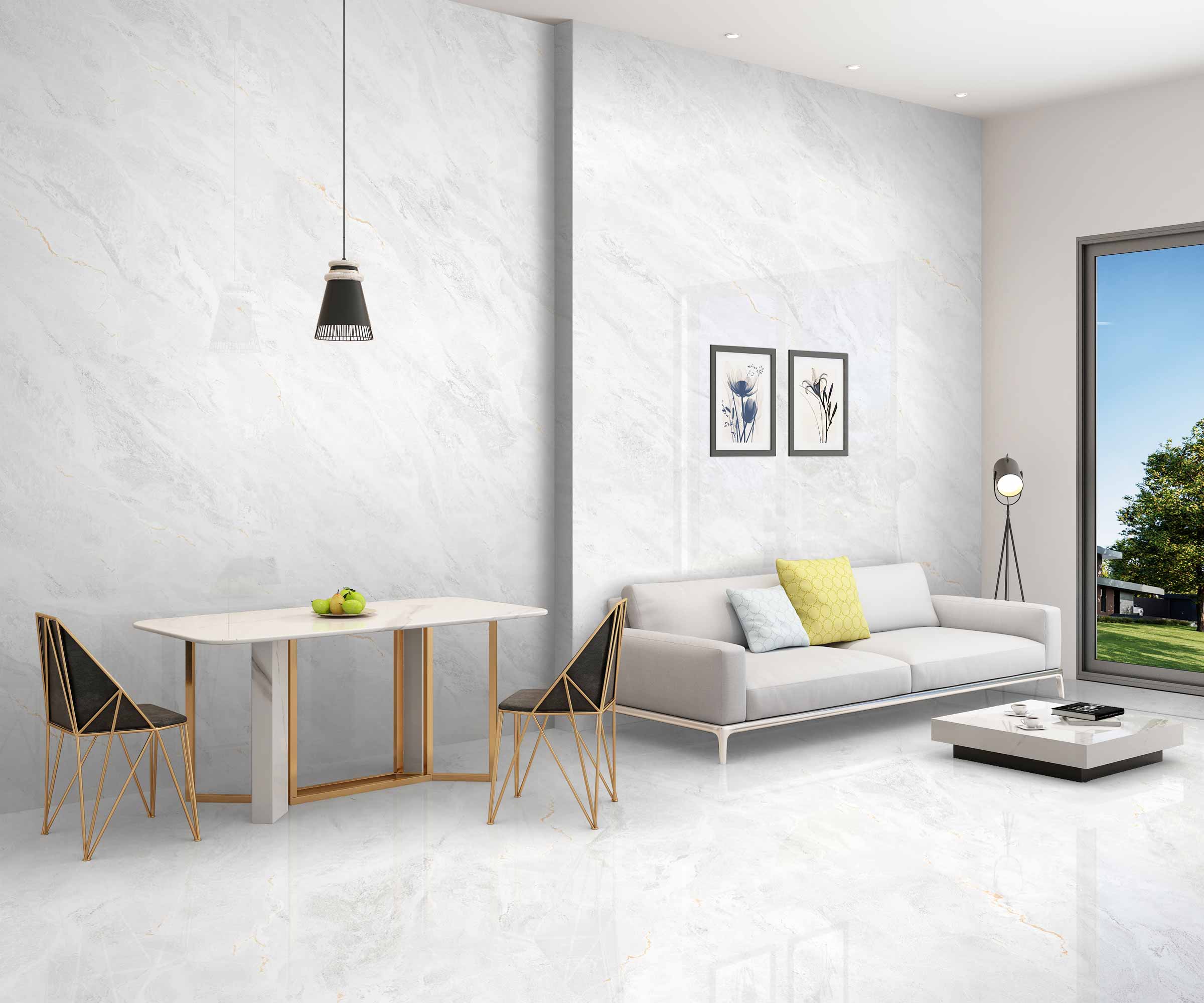 Living Room Tiles Mockup, Living Room Tiles Preview