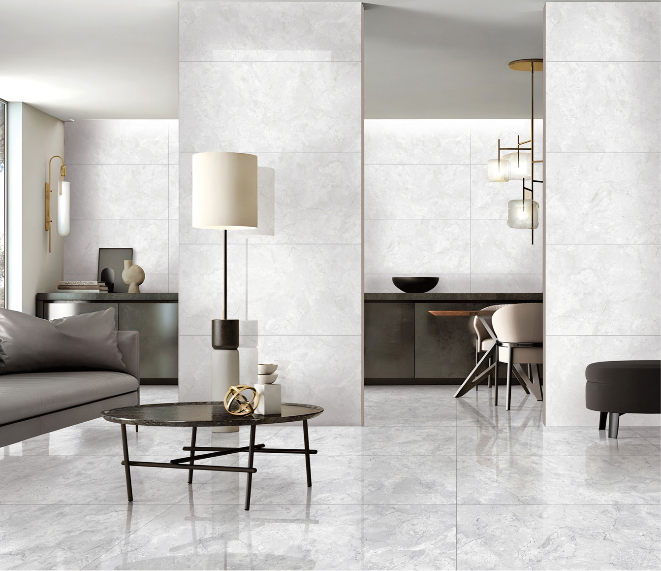 Living Room Tiles Mockup, Living Room Tiles Preview