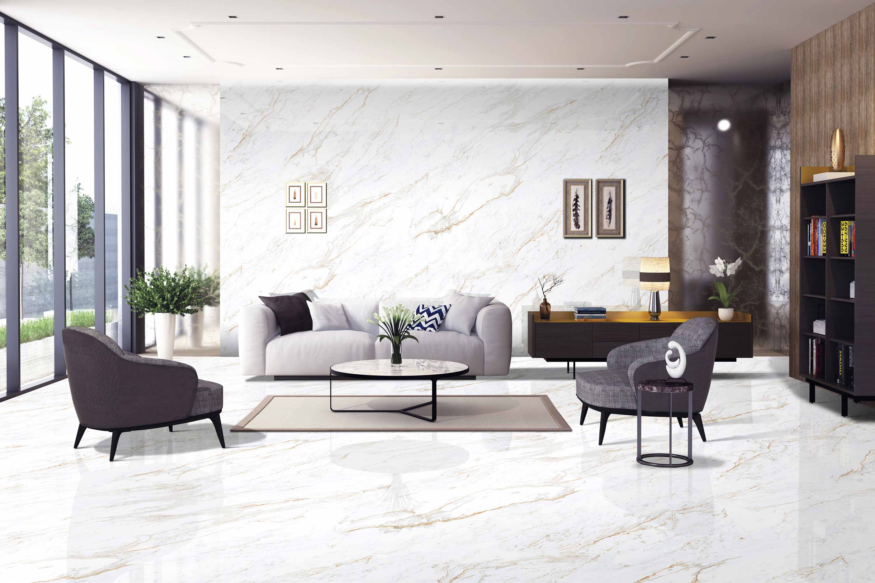 Living Room Tiles Mockup, Living Room Tiles Preview