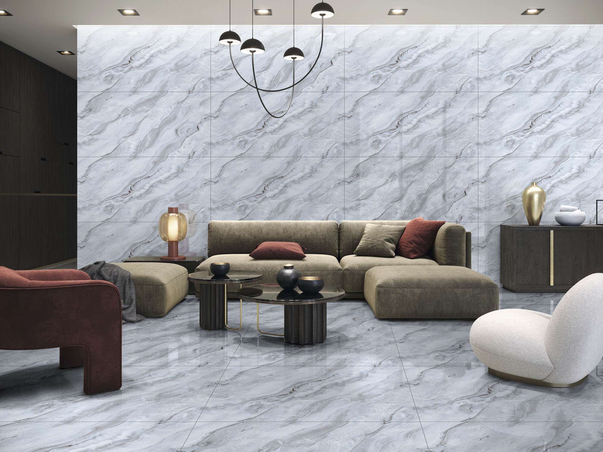 Living Room Tiles Mockup, Living Room Tiles Preview
