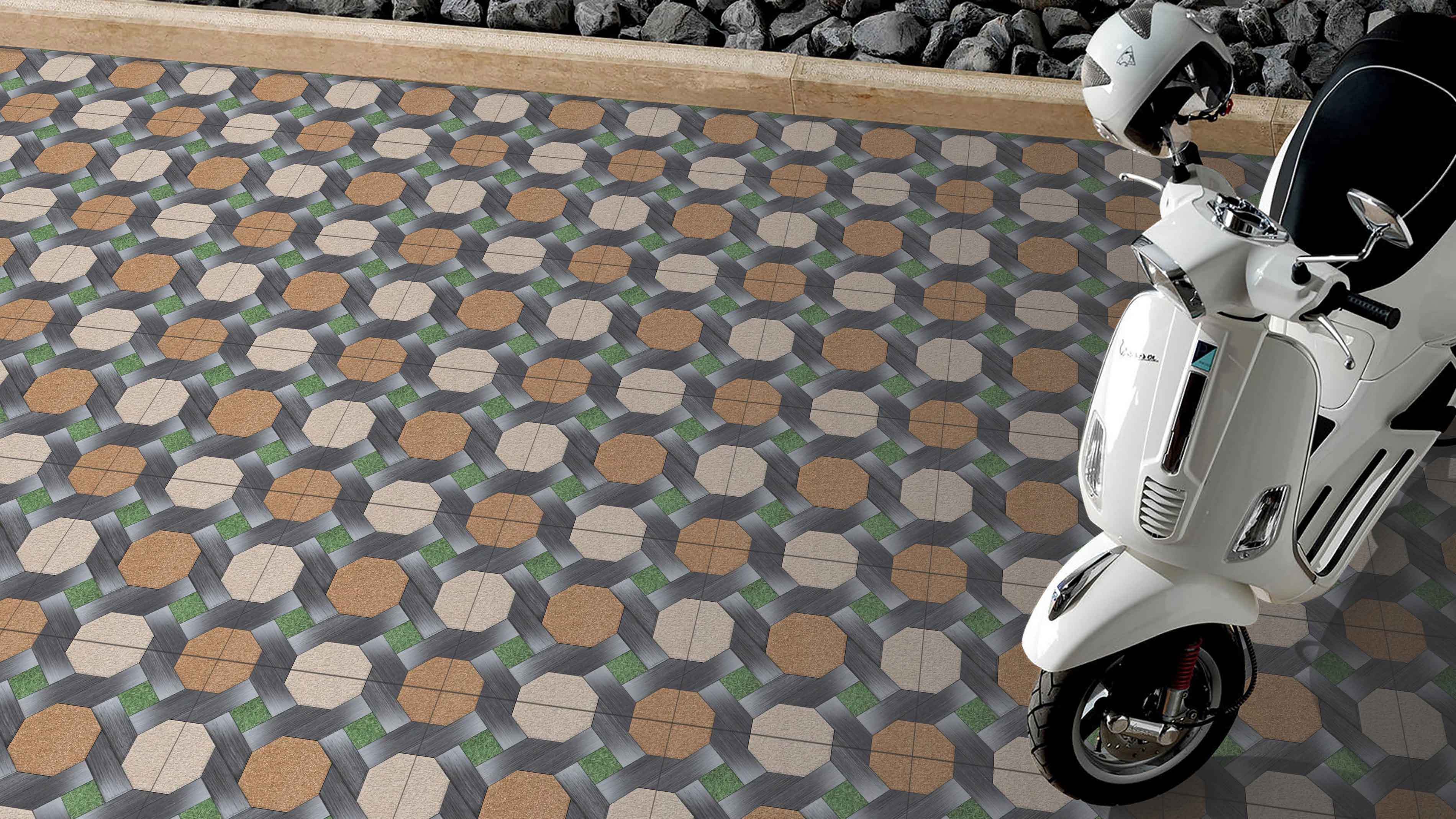 Parking Tiles Mockup, Parking Tiles Preview
